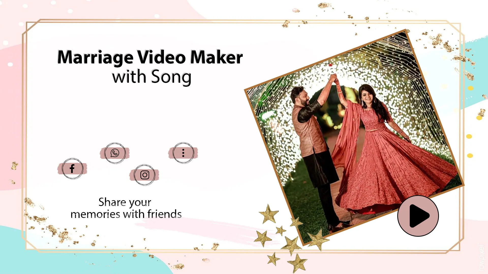 Marriage video maker with song | Indus Appstore | Screenshot