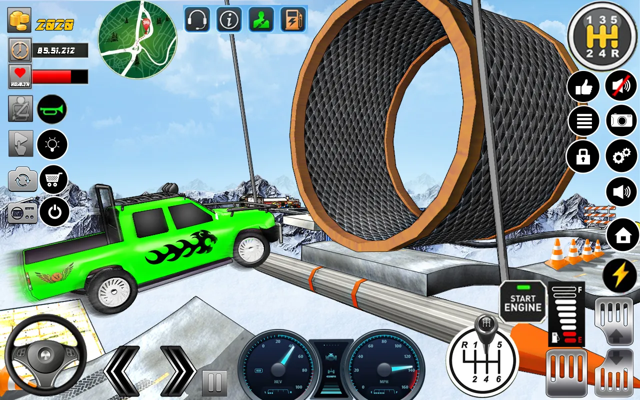 Extreme Jeep Snow Stunts | Indus Appstore | Screenshot