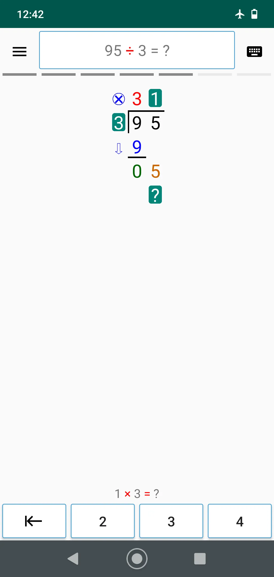 Math (Division) Step By Step | Indus Appstore | Screenshot