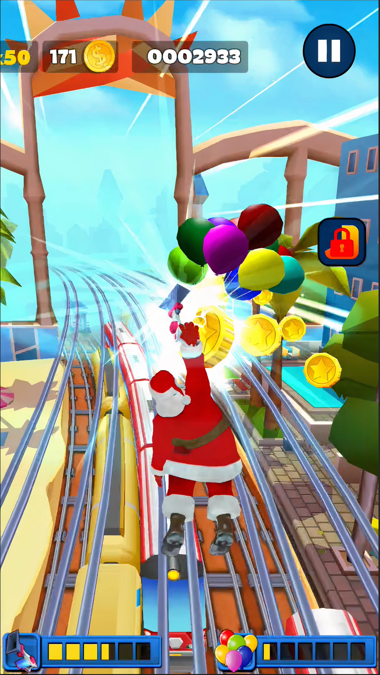 Subway Santa Claus Runner Xmas | Indus Appstore | Screenshot