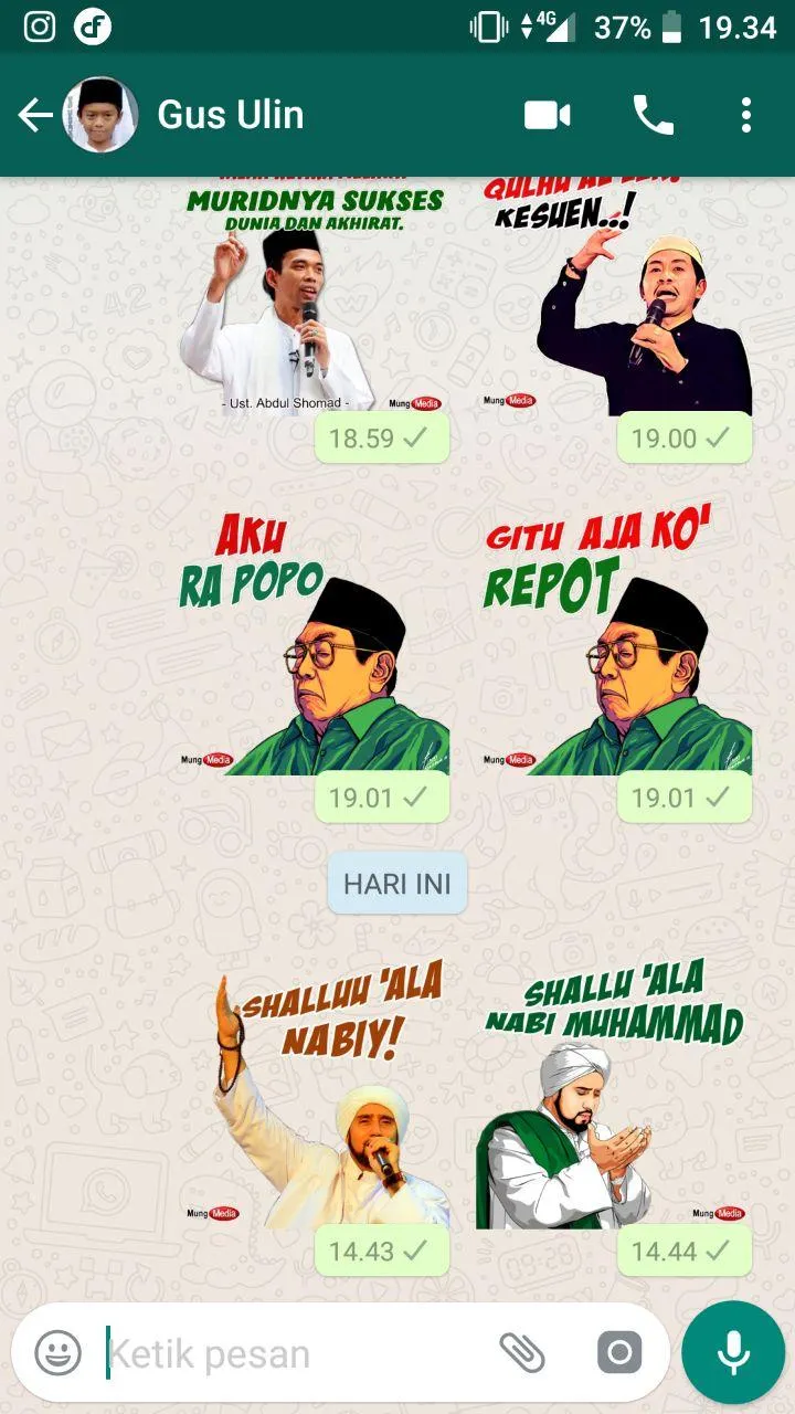 Stiker WA Nasihat Ulama | Indus Appstore | Screenshot