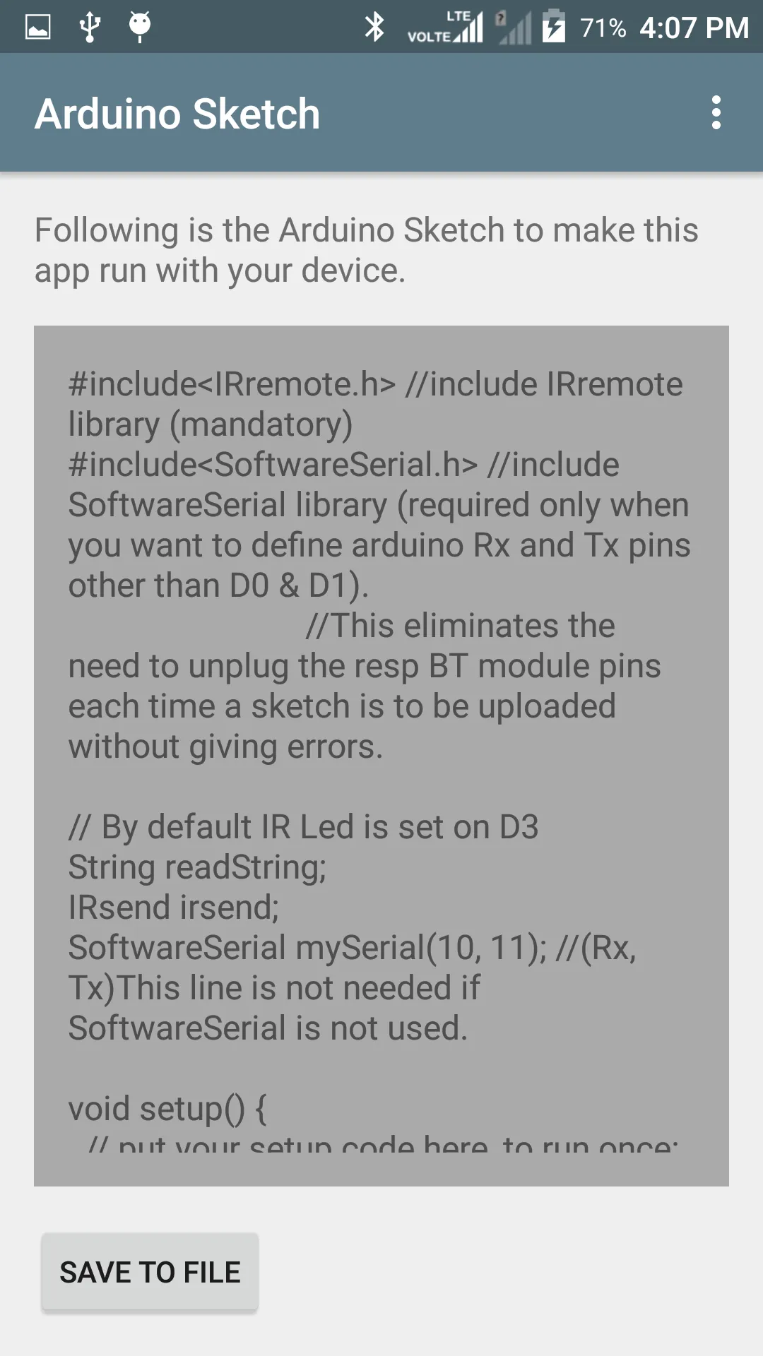 Remote Control with Arduino BT | Indus Appstore | Screenshot