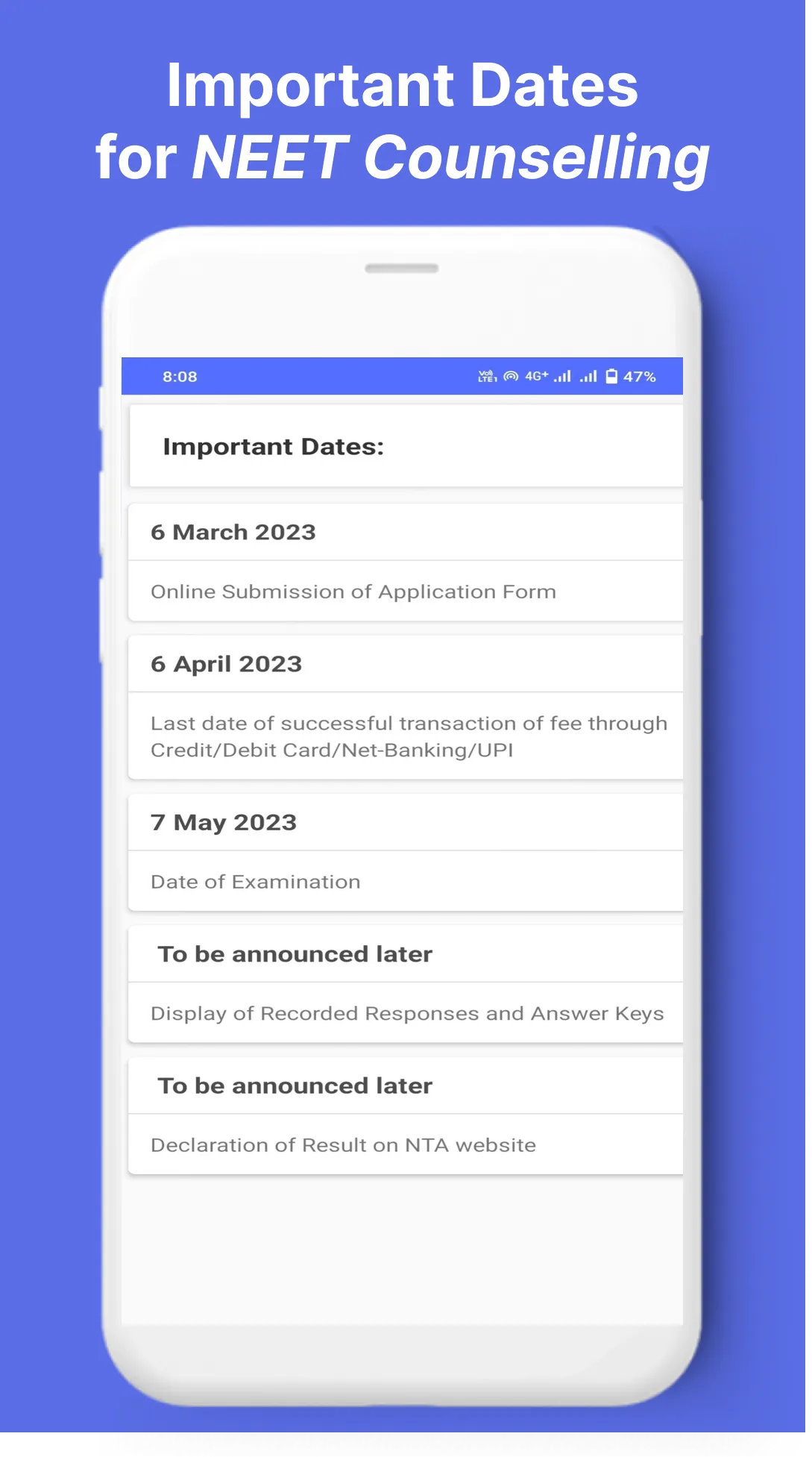 NEET Counselling 2024 | Indus Appstore | Screenshot