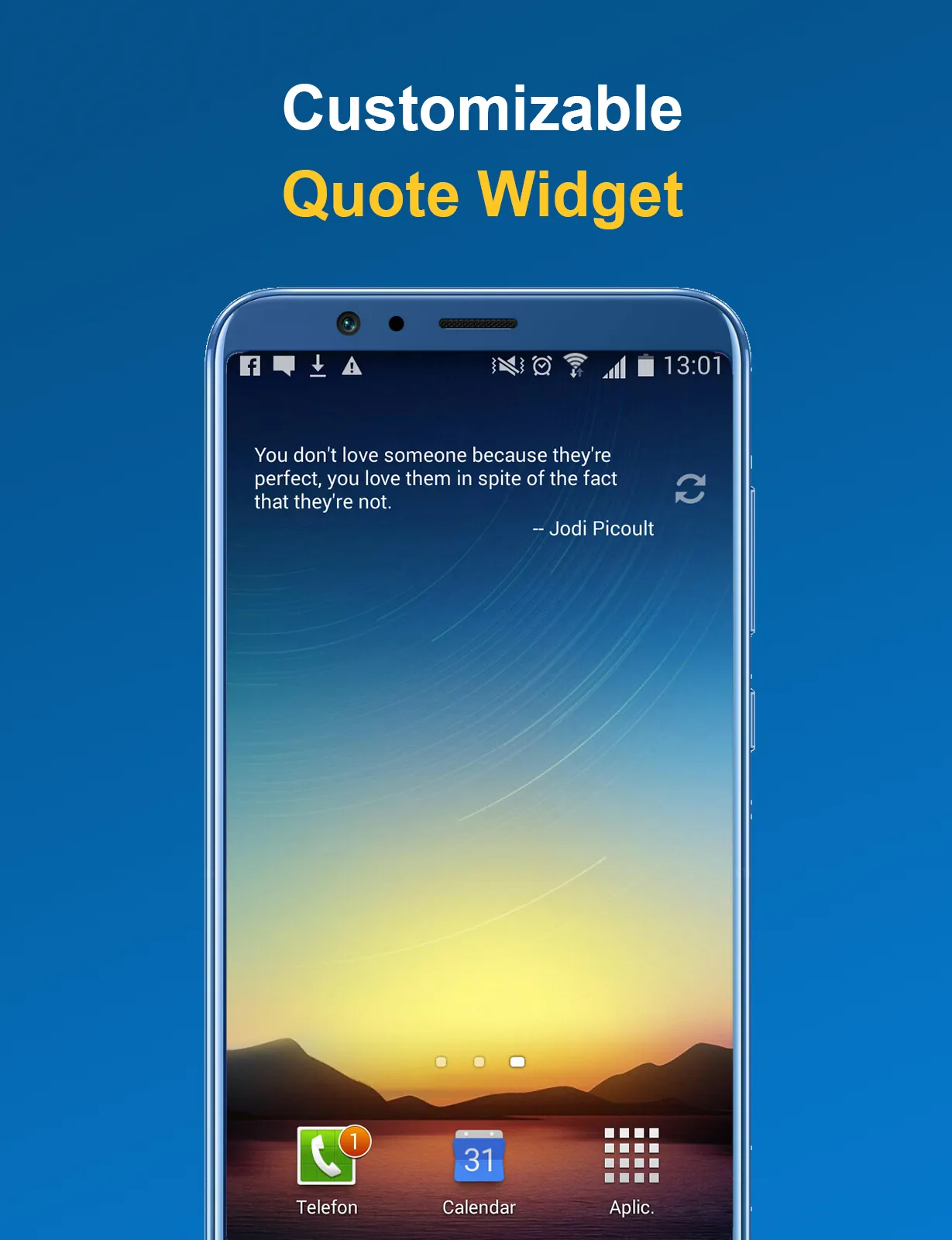 Quote Widget - Positive Affirm | Indus Appstore | Screenshot