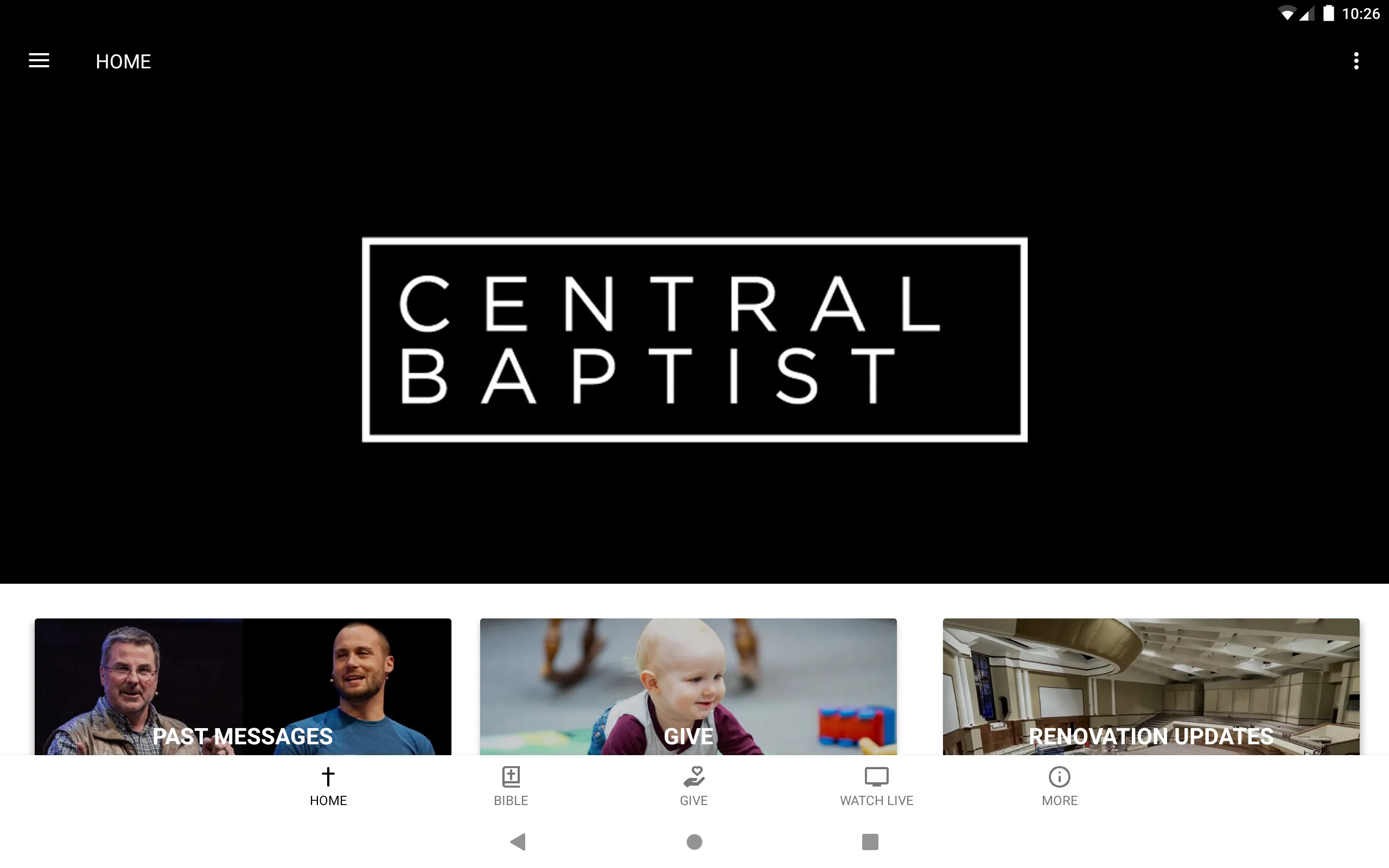 Central Baptist-Jonesboro | Indus Appstore | Screenshot