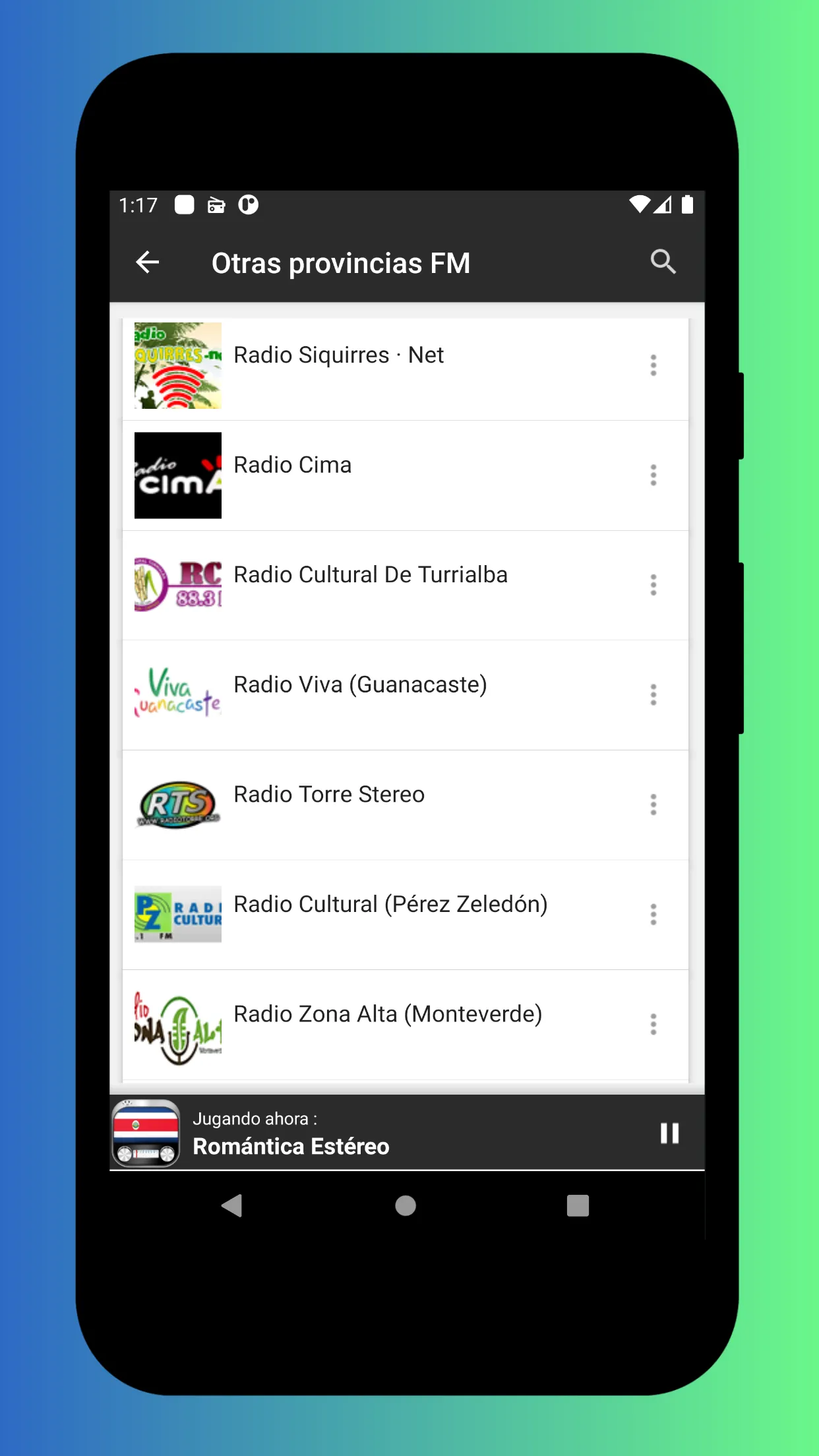 Radio Costa Rica: Radio Online | Indus Appstore | Screenshot