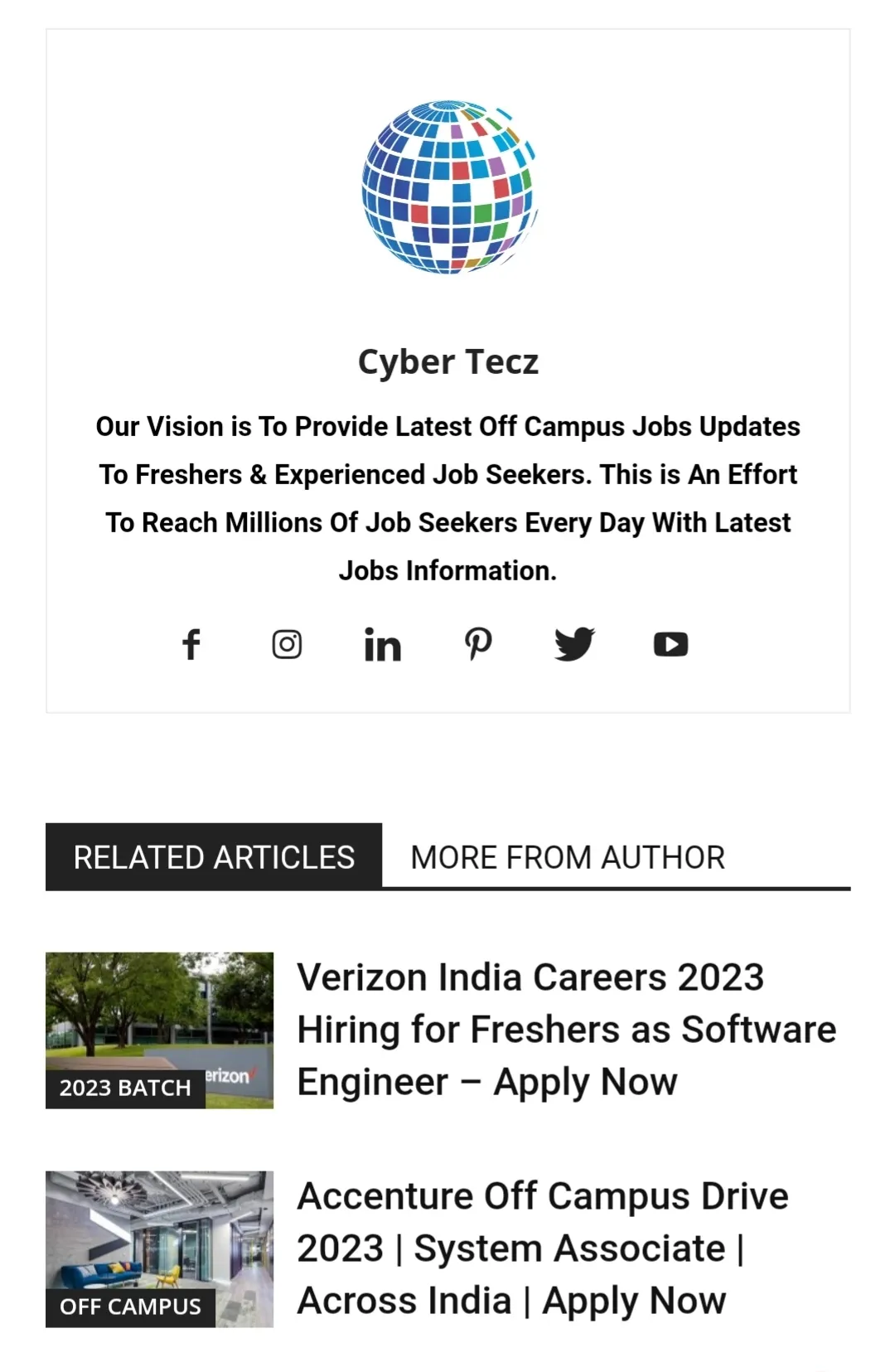 CyberTecz Jobs | Indus Appstore | Screenshot