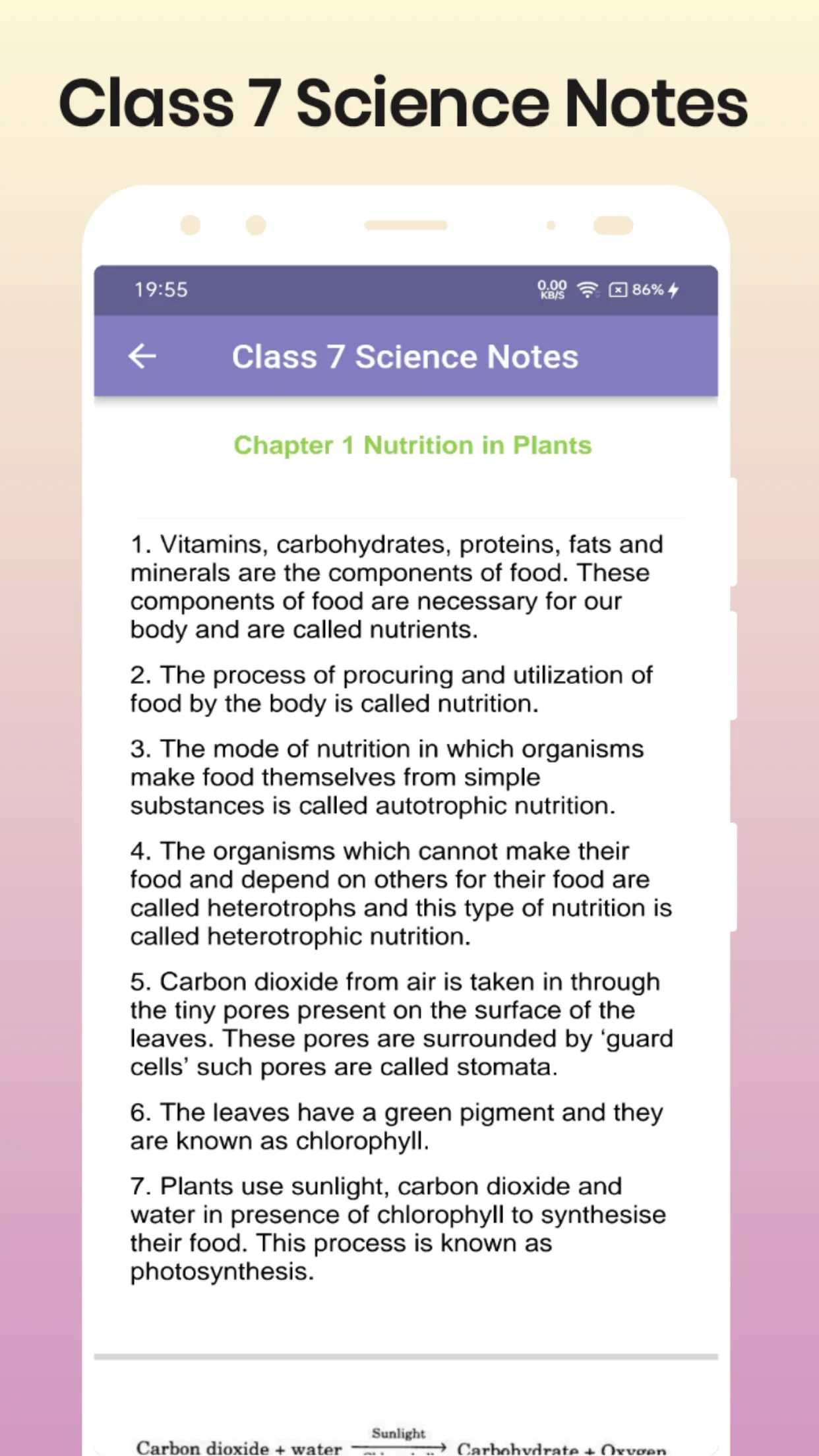 Class 7 Science Notes | Indus Appstore | Screenshot