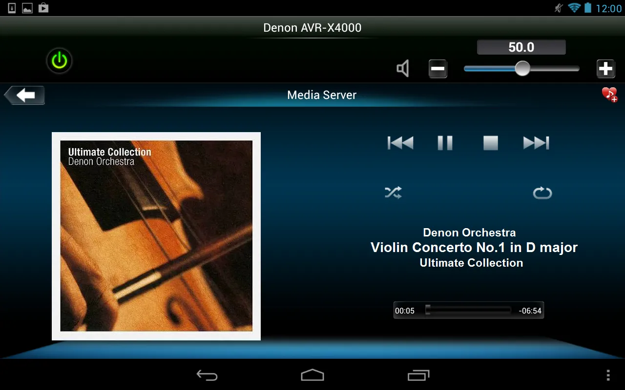 Denon Remote App | Indus Appstore | Screenshot