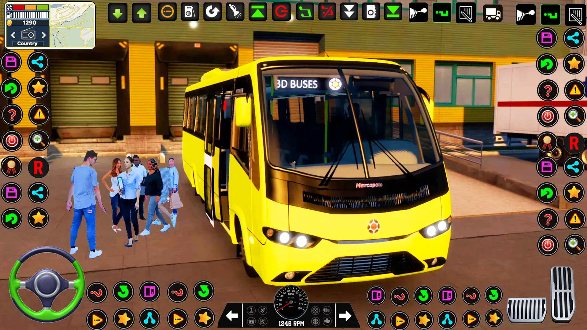 Mini Coach Bus Game: Euro Bus | Indus Appstore | Screenshot