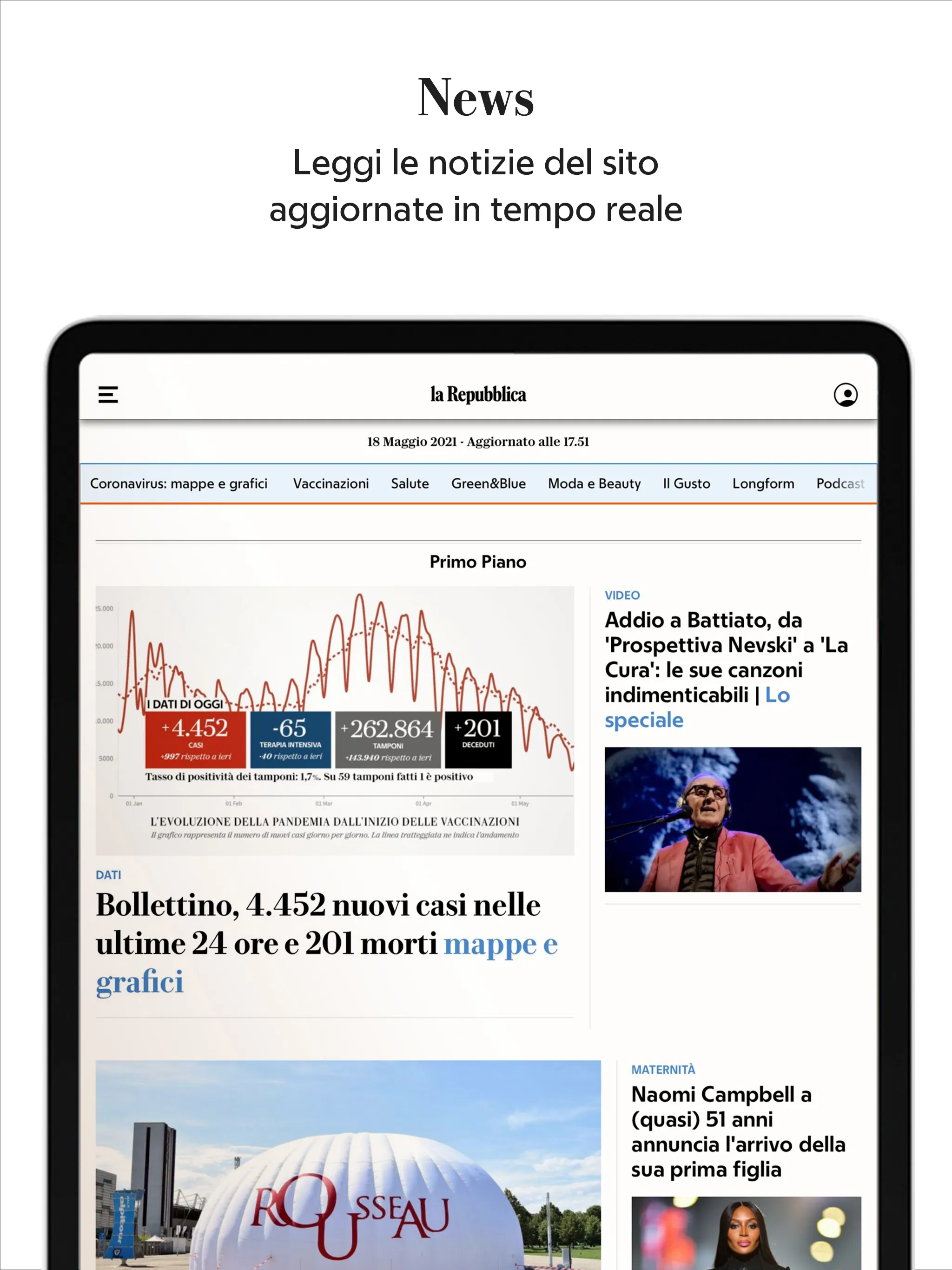 la Repubblica - news online | Indus Appstore | Screenshot