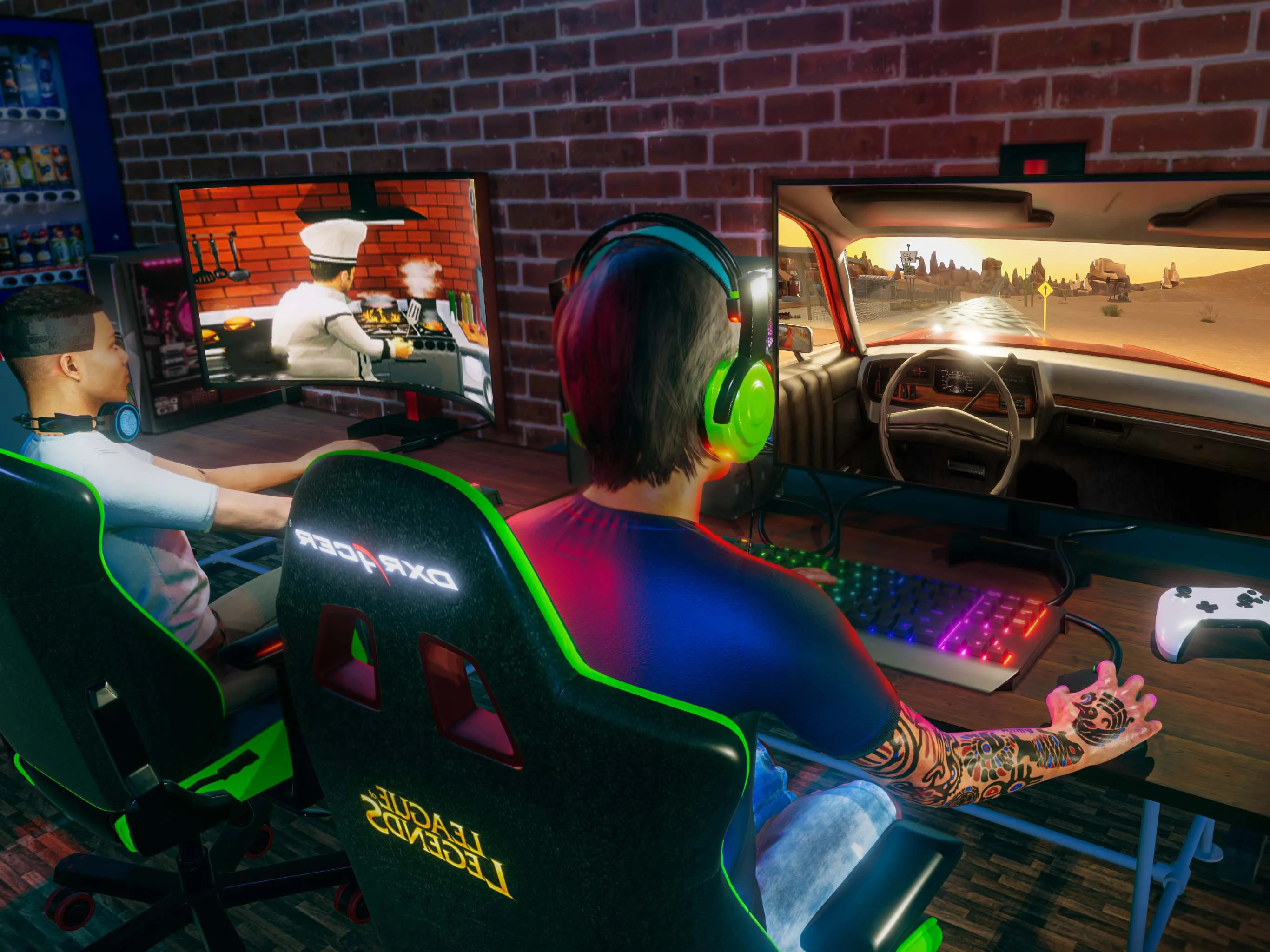 Internet Gamer Cafe Simulator | Indus Appstore | Screenshot
