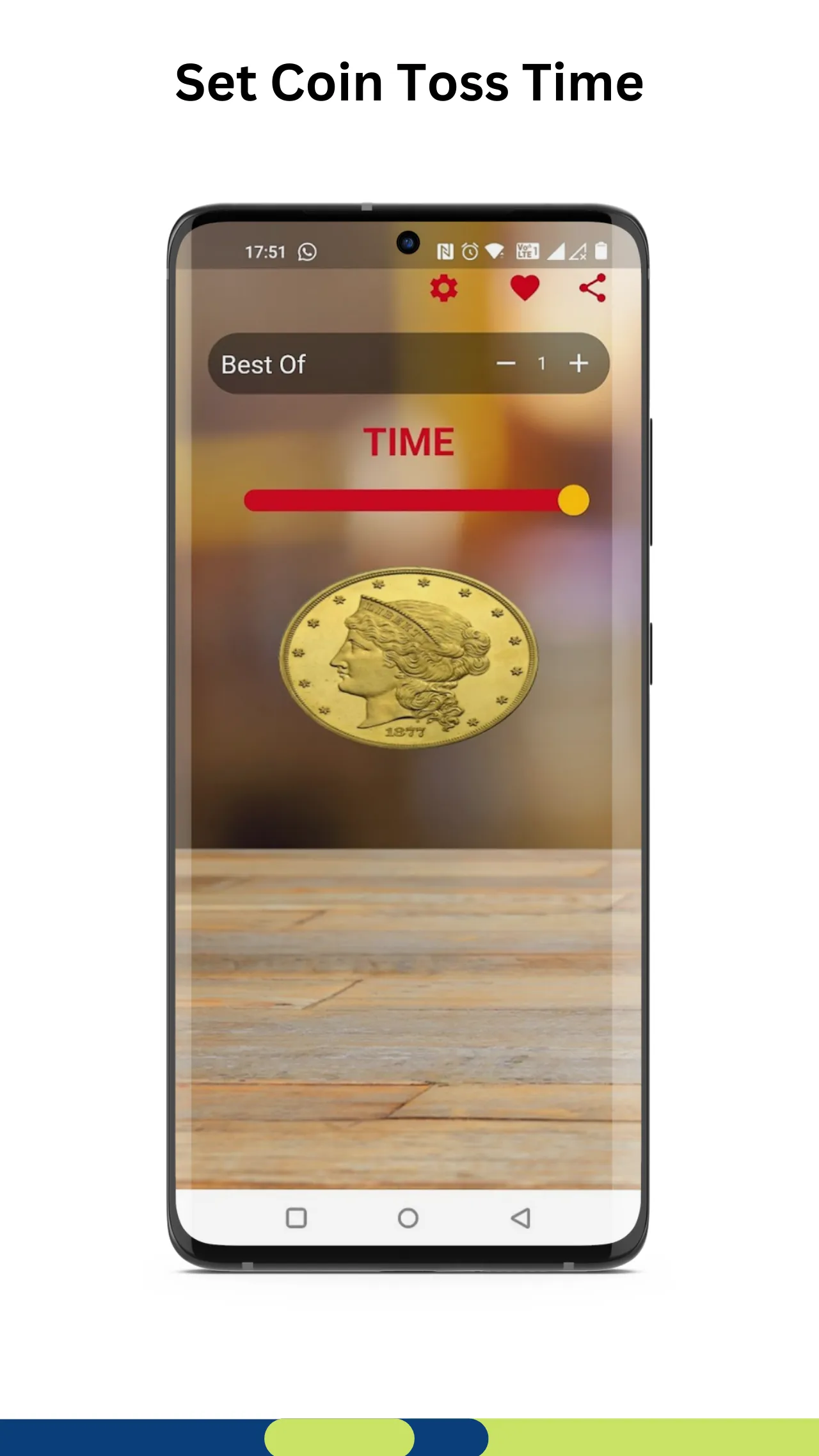 Coin Toss - Coin Flip App | Indus Appstore | Screenshot