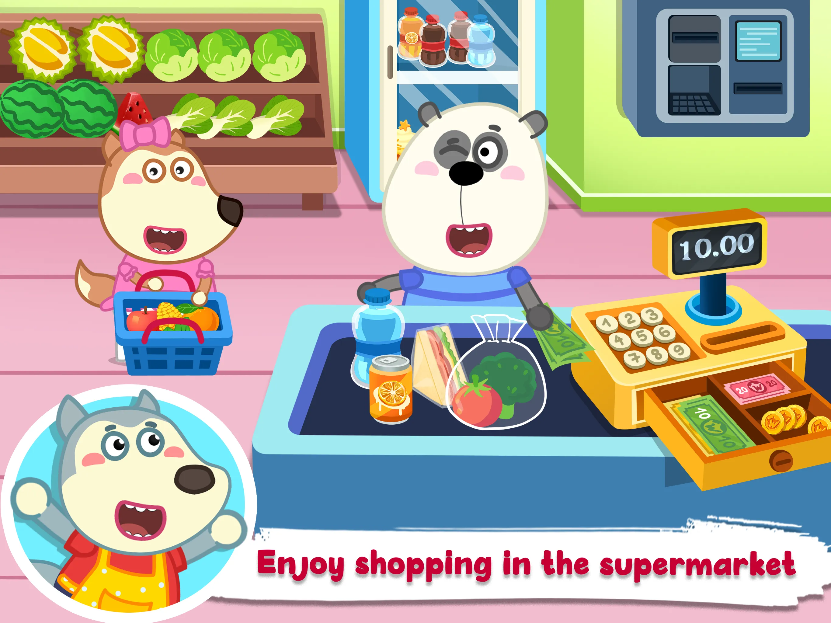 Wolfoo's City: Shopping Mall | Indus Appstore | Screenshot