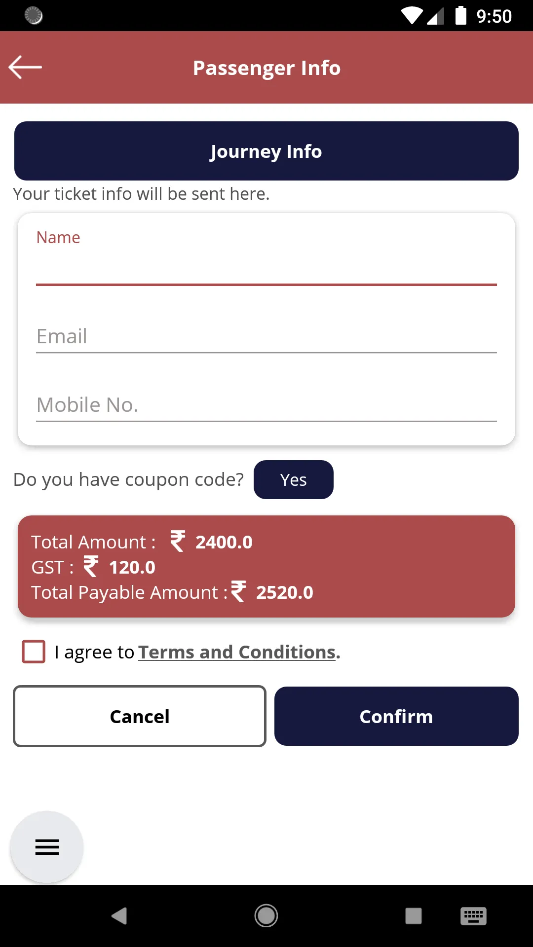 Ashray Travels | Indus Appstore | Screenshot