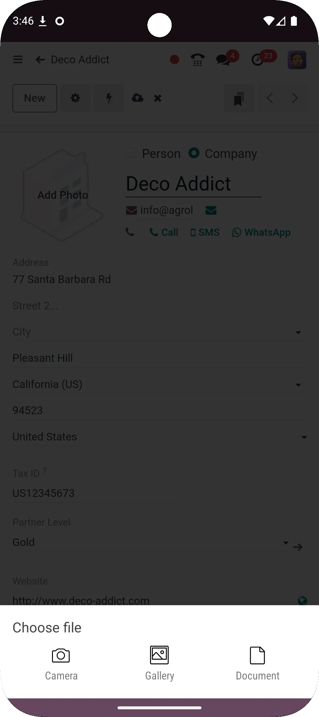 Odoo | Indus Appstore | Screenshot
