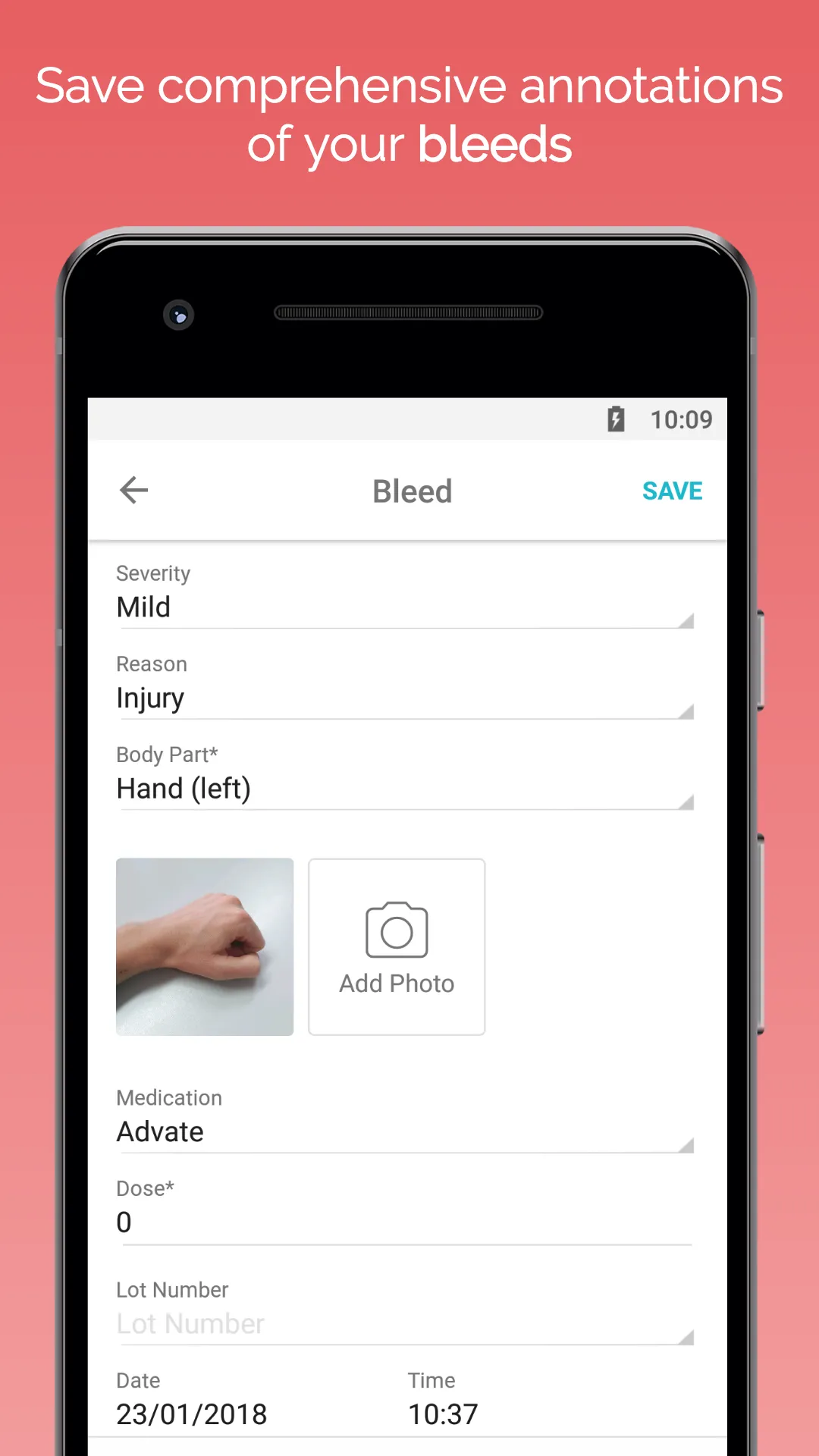 MicroHealth Hemophilia | Indus Appstore | Screenshot