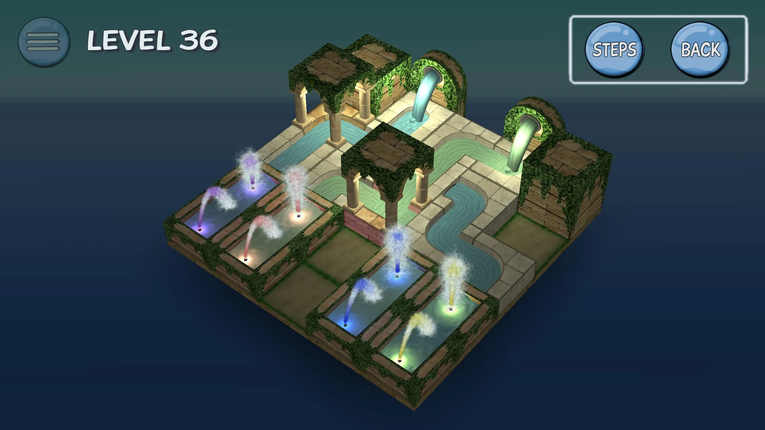 Flow Water Fountain 3D Puzzle | Indus Appstore | Screenshot