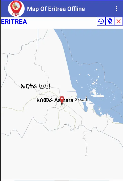 Map Of Eritrea Offline | Indus Appstore | Screenshot