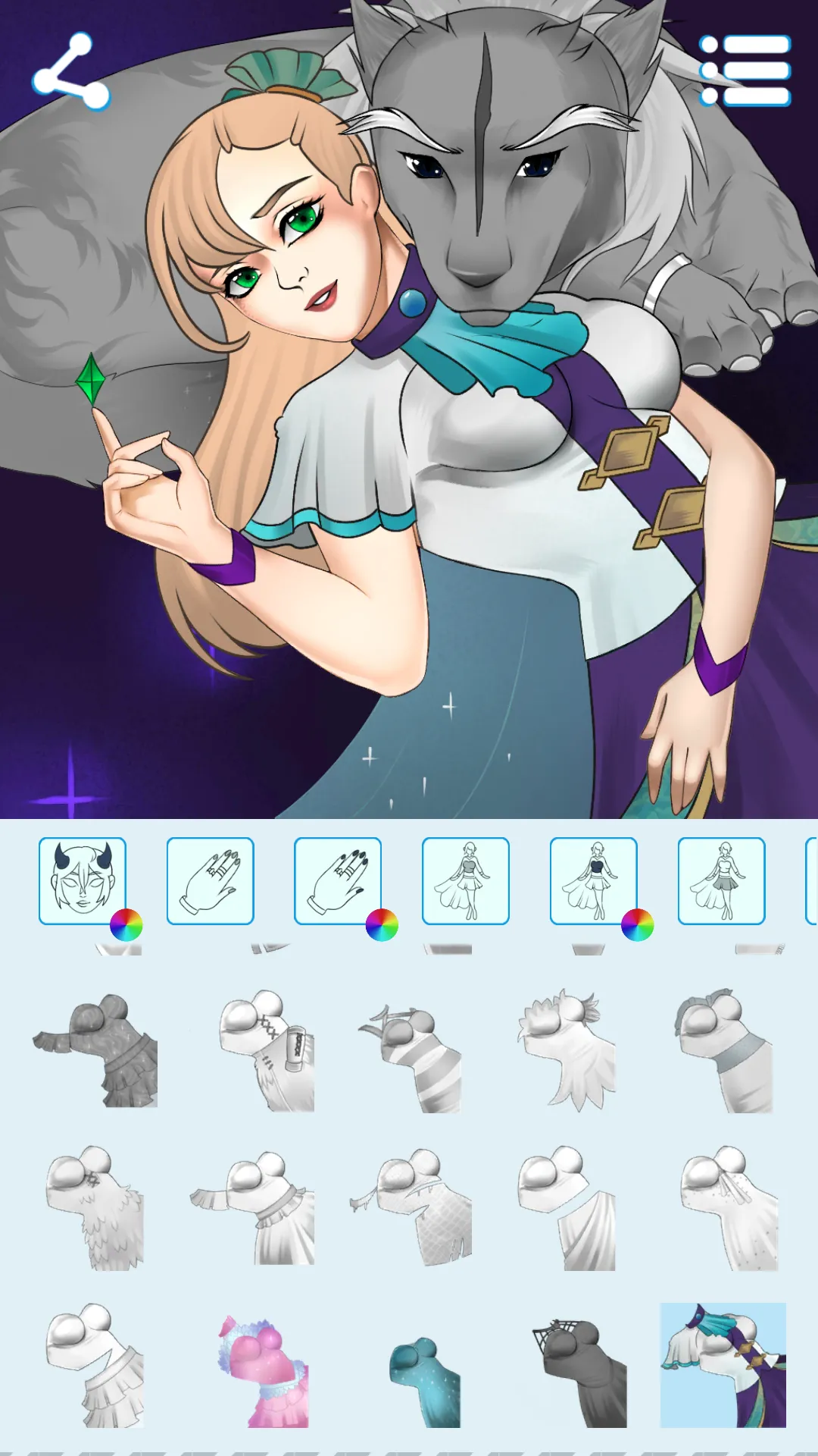 Avatar Maker: The Villain Girl | Indus Appstore | Screenshot