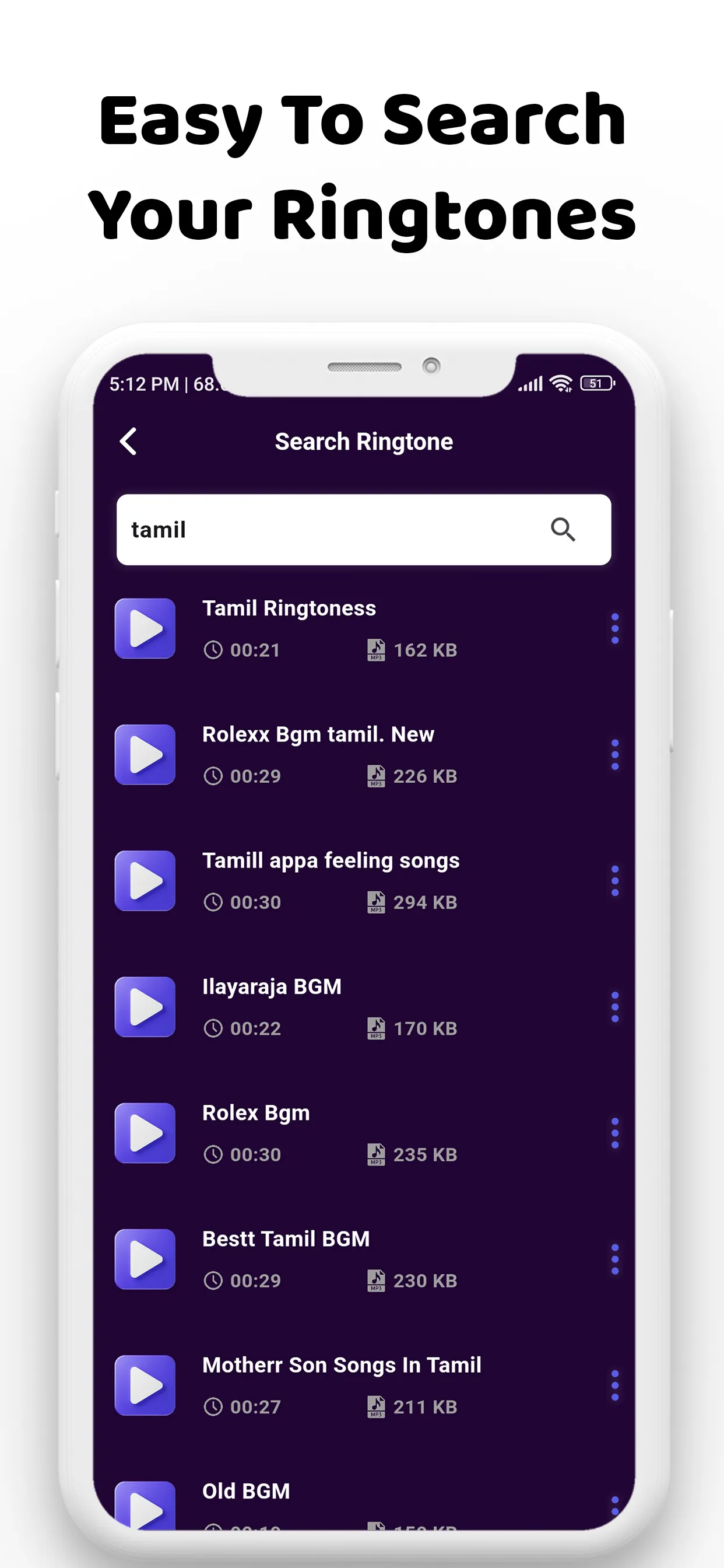 Tamil Ringtones தமிழ் ரிங்டோன் | Indus Appstore | Screenshot