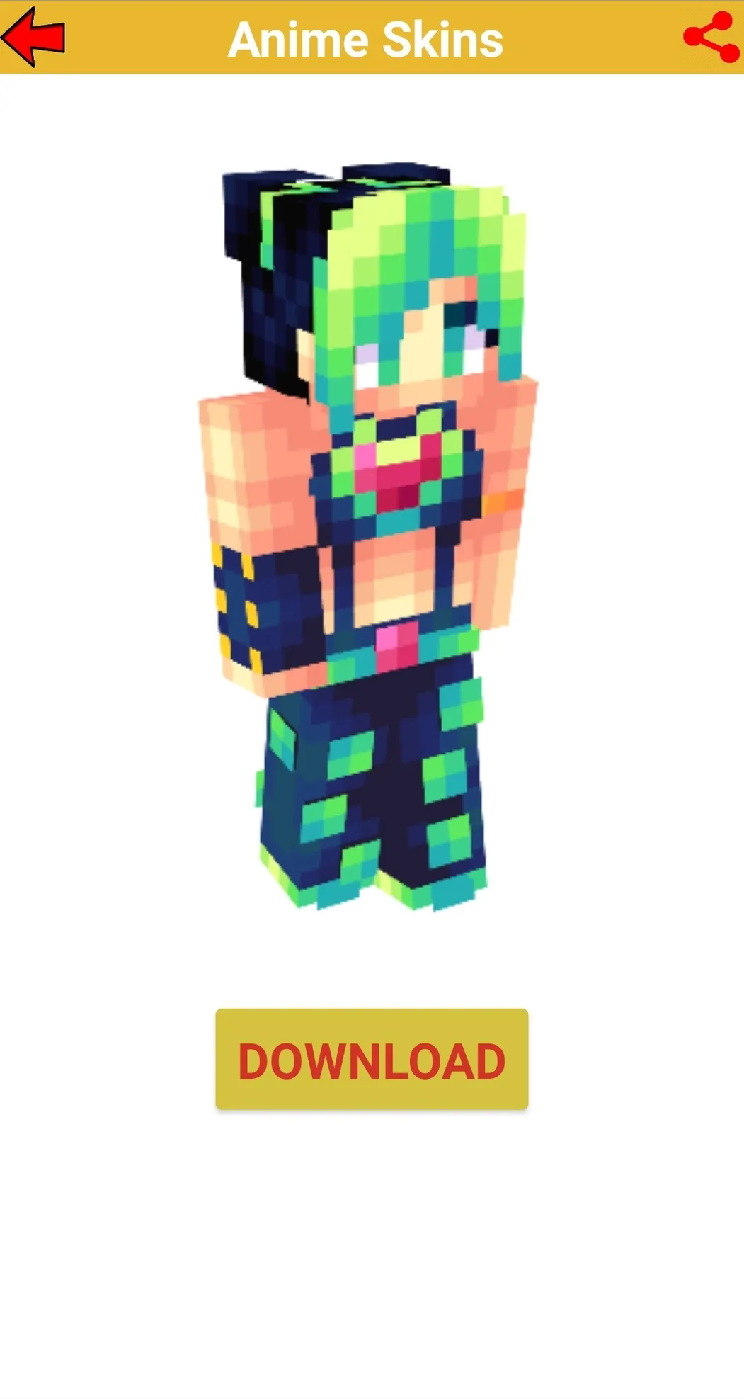 Anime Skins minecraft | Indus Appstore | Screenshot