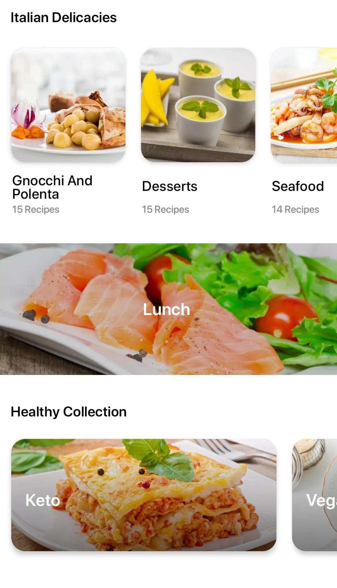 Italian recipes app | Indus Appstore | Screenshot