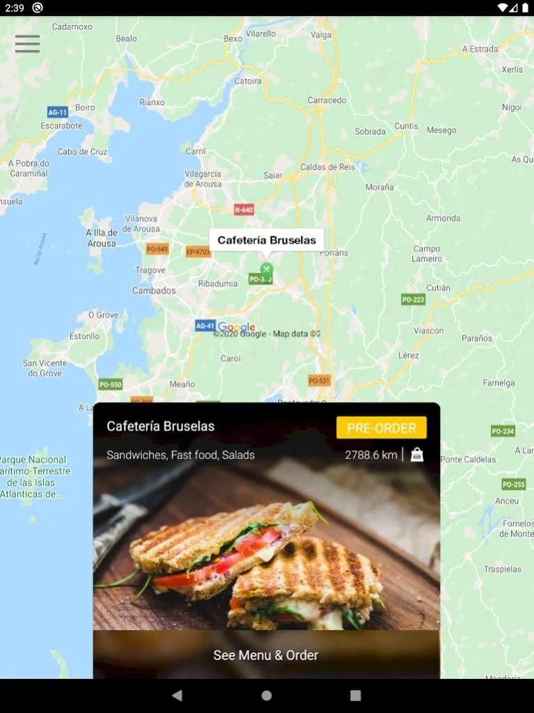 Cafetería Bruselas | Indus Appstore | Screenshot