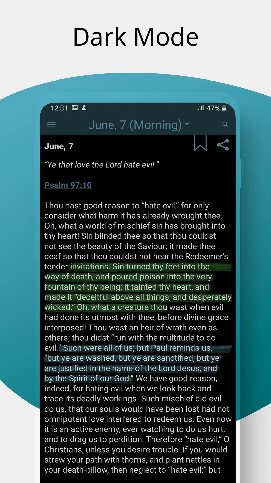 Morning and Evening Devotional | Indus Appstore | Screenshot