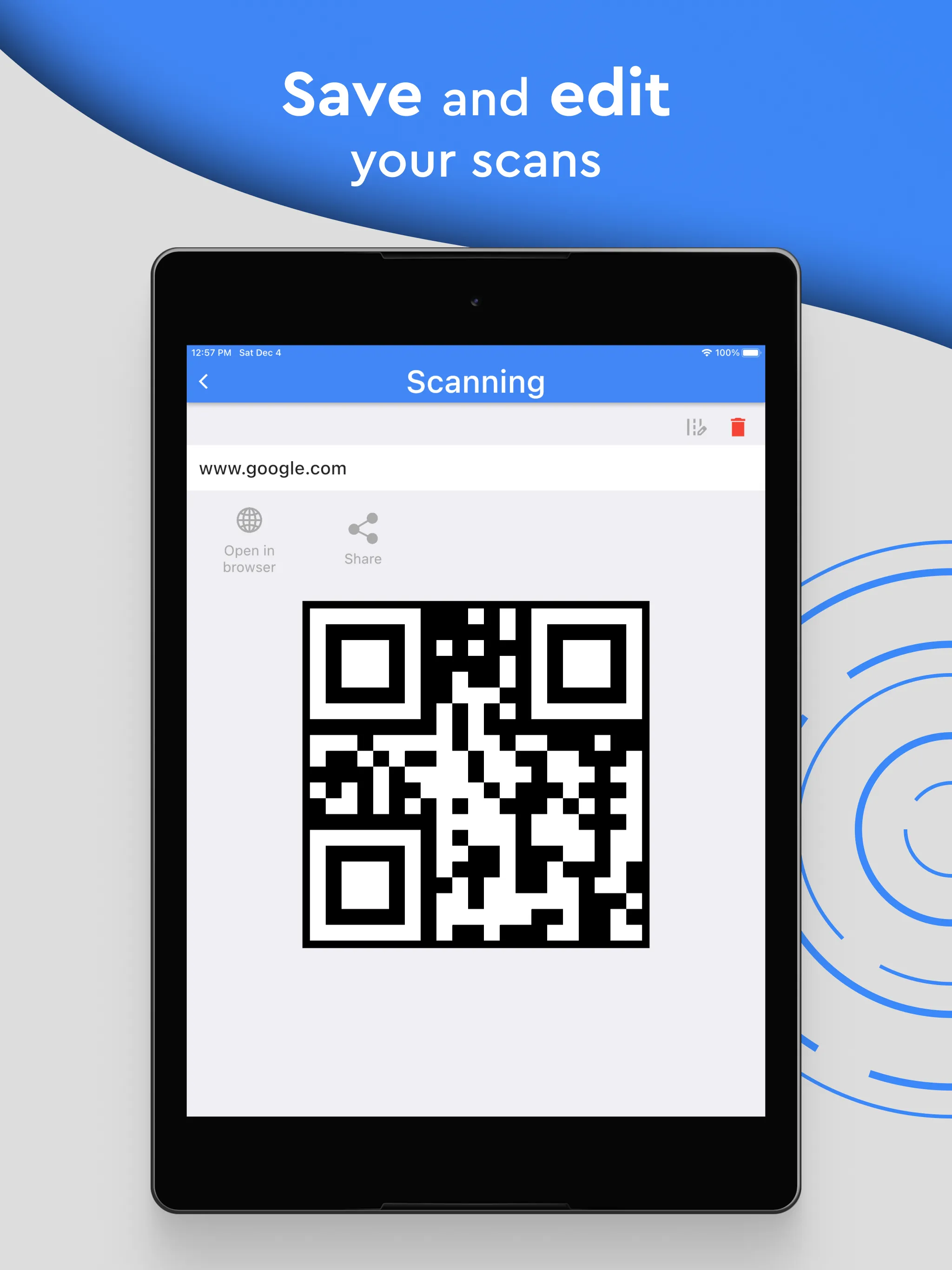 Scanner QR Codes & Barcodes | Indus Appstore | Screenshot