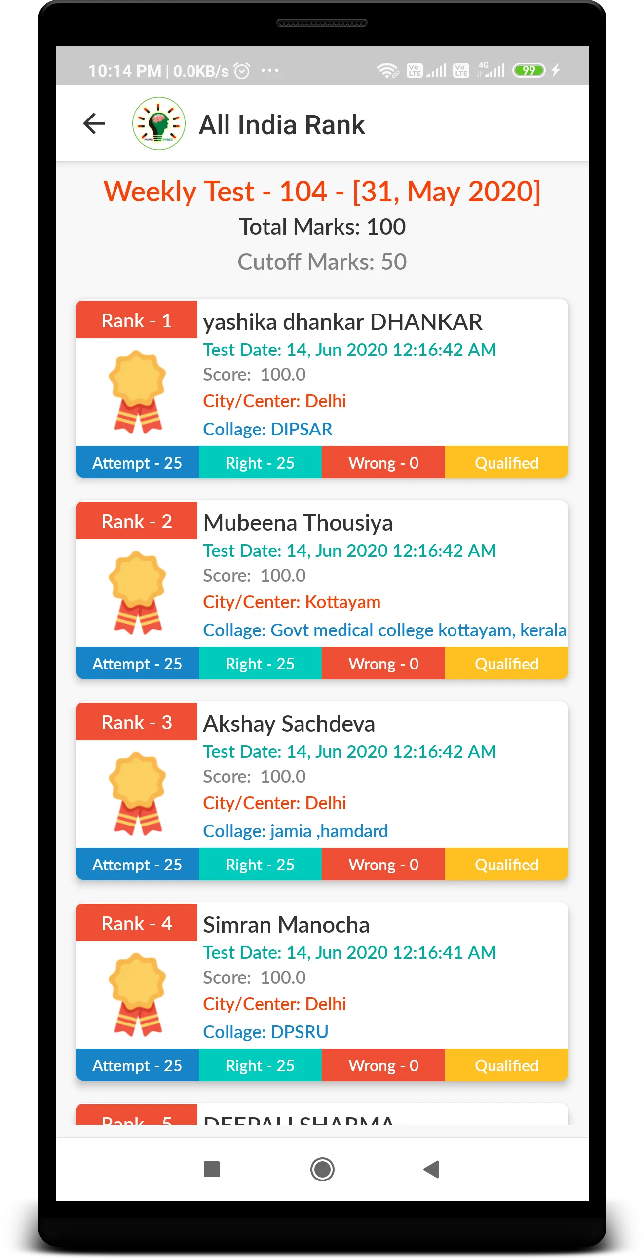 Pharma Sapience - GPAT/NIPER | Indus Appstore | Screenshot