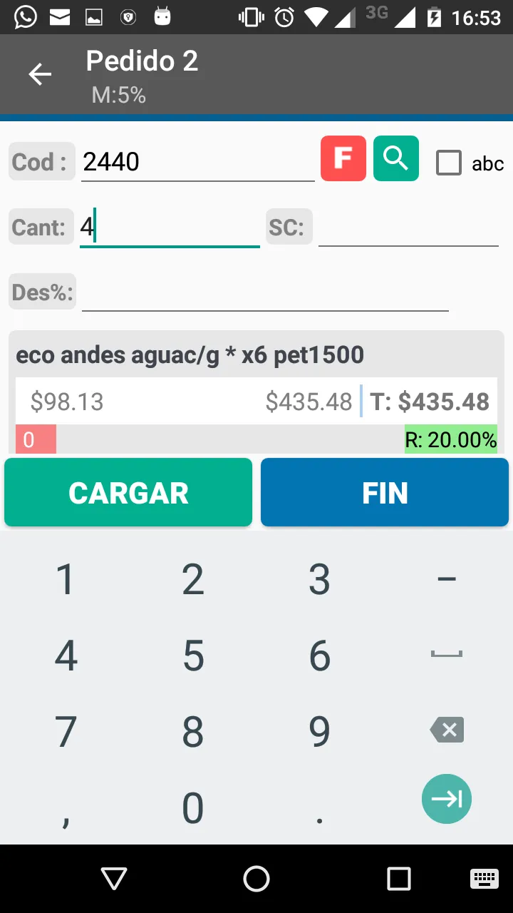 AX-PIC PEDIDOS | Indus Appstore | Screenshot