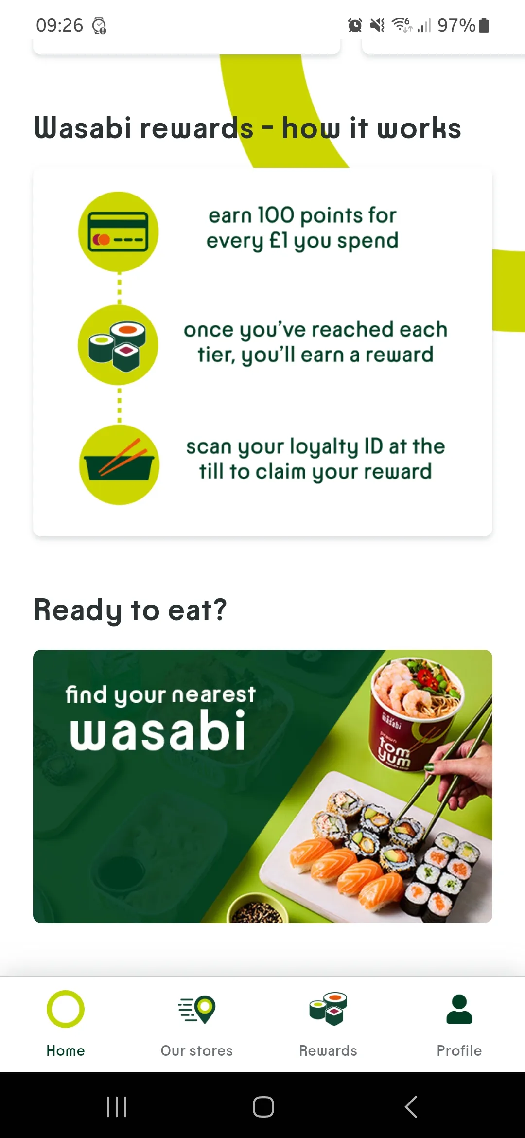 Wasabi Sushi & Bento | Indus Appstore | Screenshot