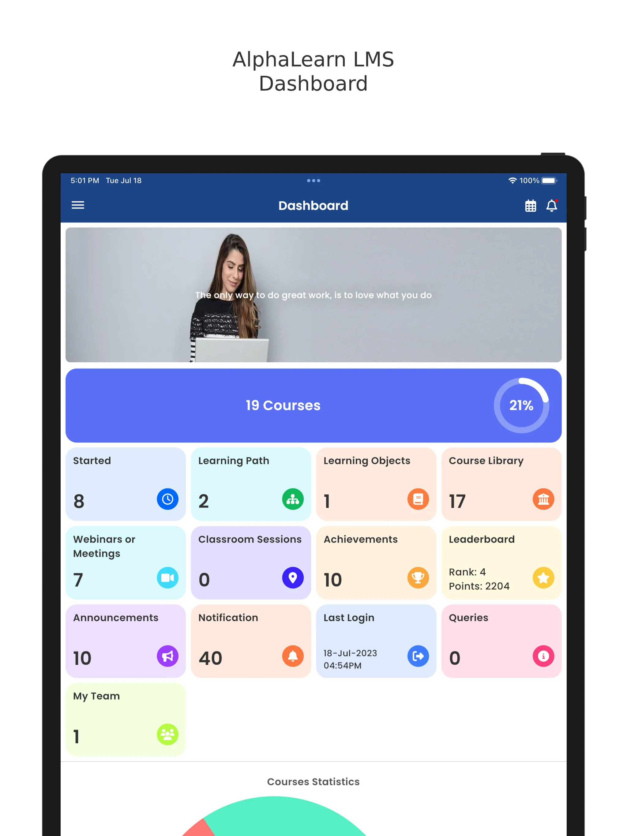 AlphaLearn LMS | Indus Appstore | Screenshot