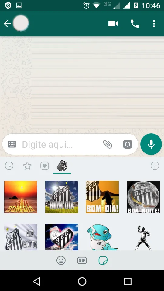 Figurinhas do Santos, o Peixe | Indus Appstore | Screenshot