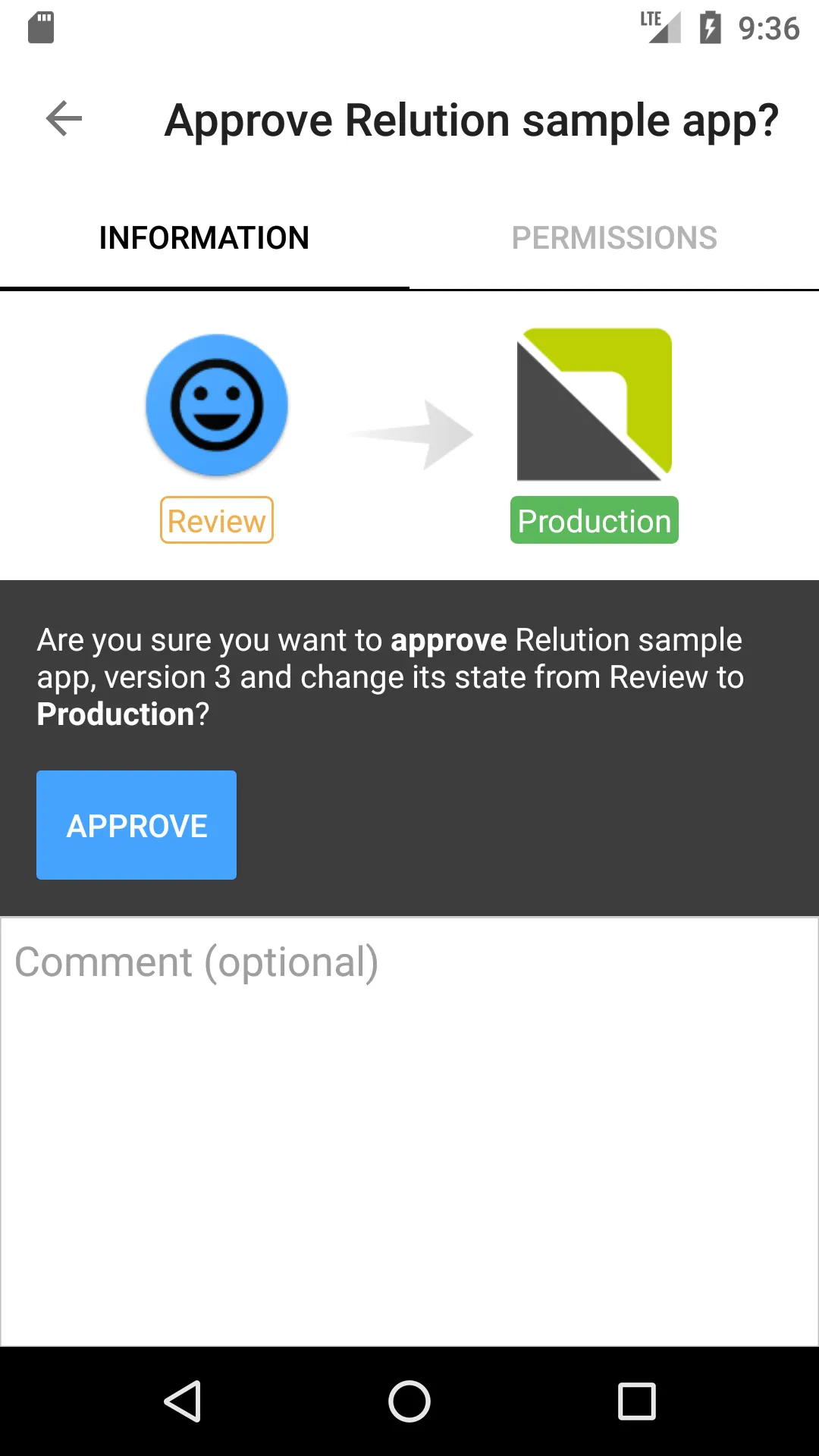 Relution | Indus Appstore | Screenshot