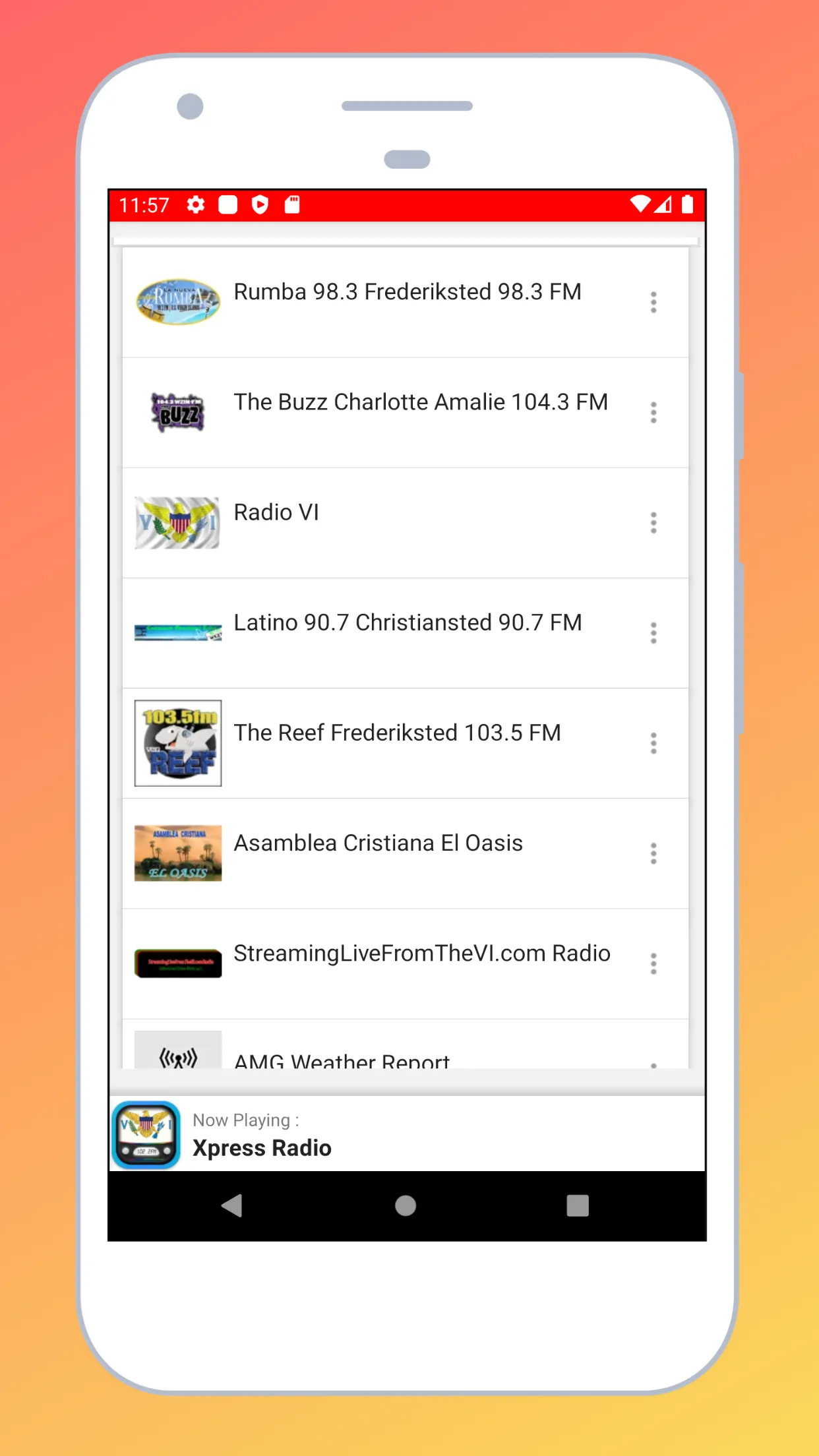 Radio US Virgin Islands FM App | Indus Appstore | Screenshot