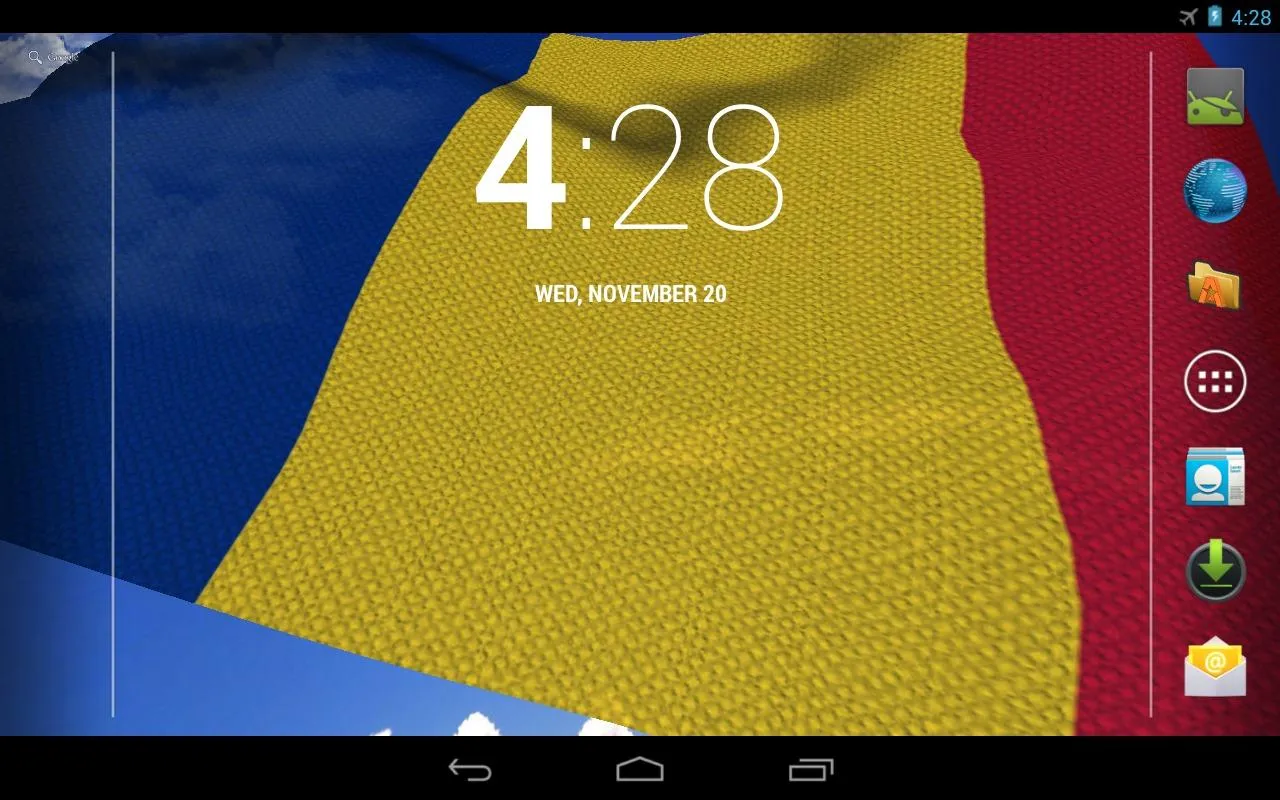 Romania Flag Live Wallpaper | Indus Appstore | Screenshot