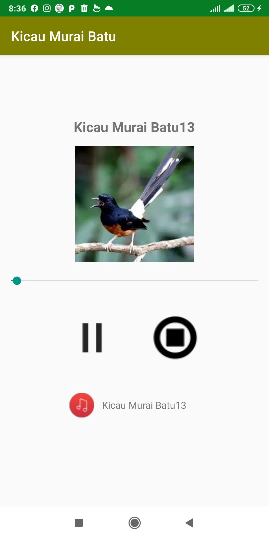Suara Kicau Murai Batu Offline | Indus Appstore | Screenshot