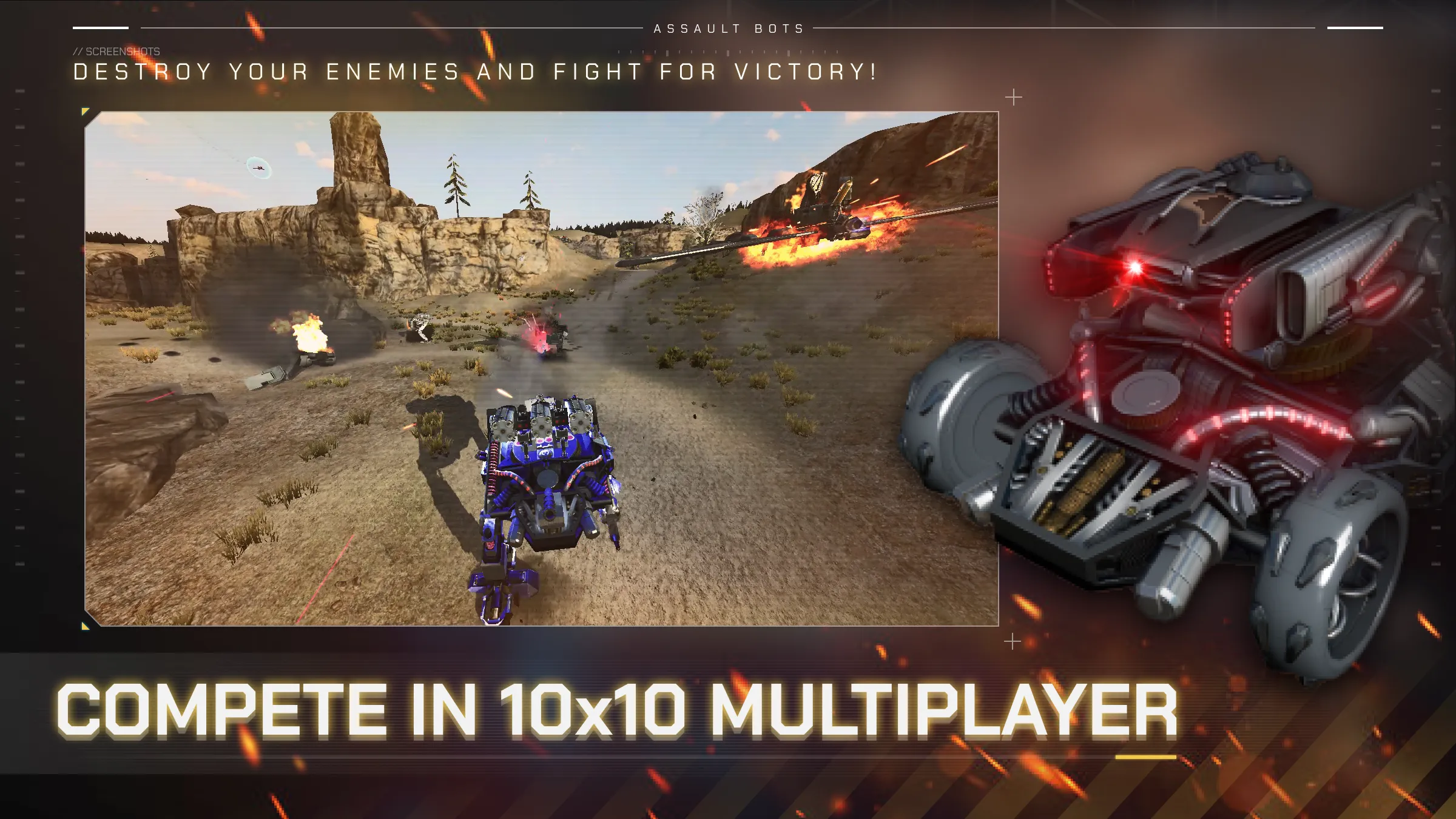 Assault Bots: Multiplayer | Indus Appstore | Screenshot