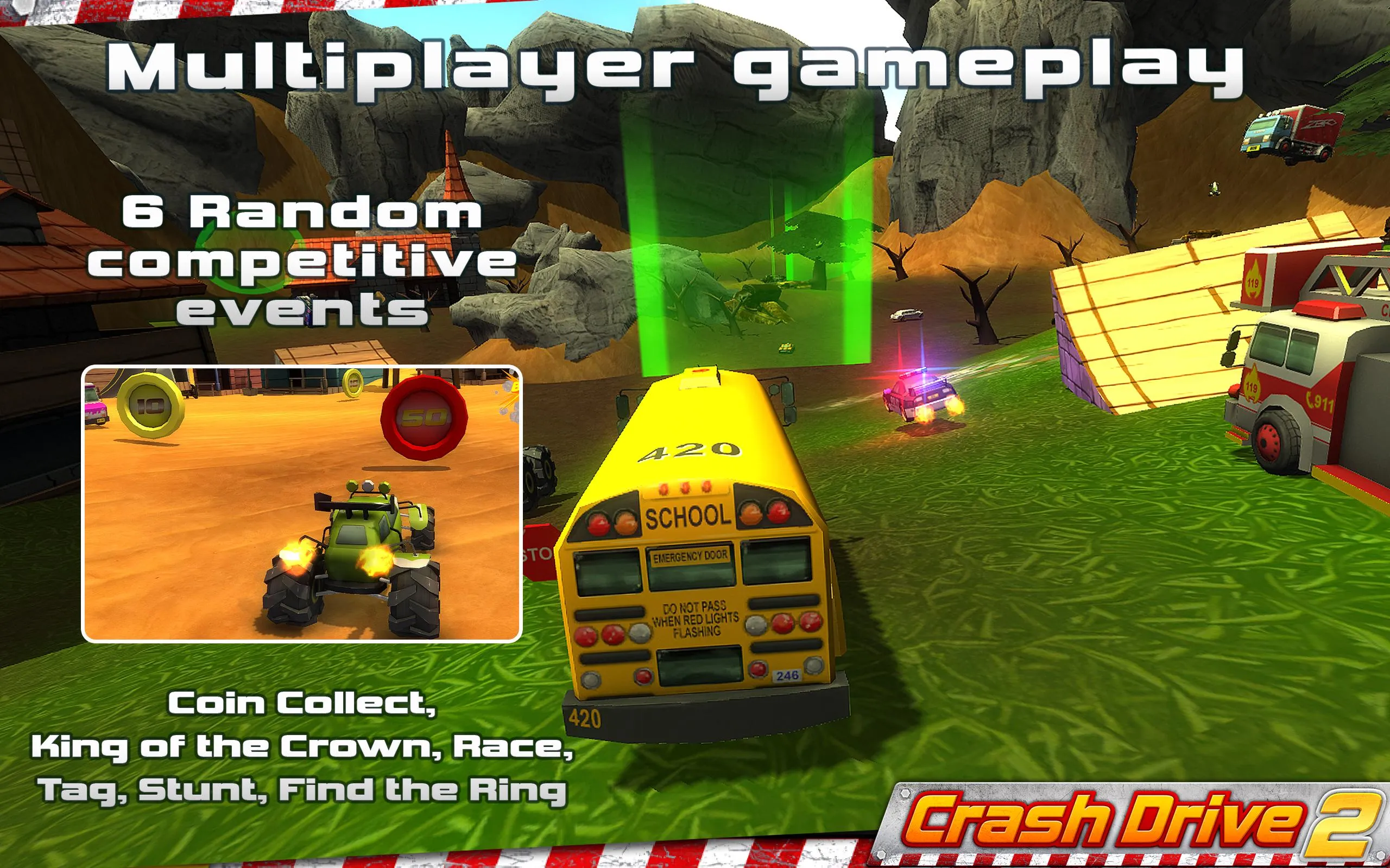 Crash Drive 2: 3D racing cars | Indus Appstore | Screenshot