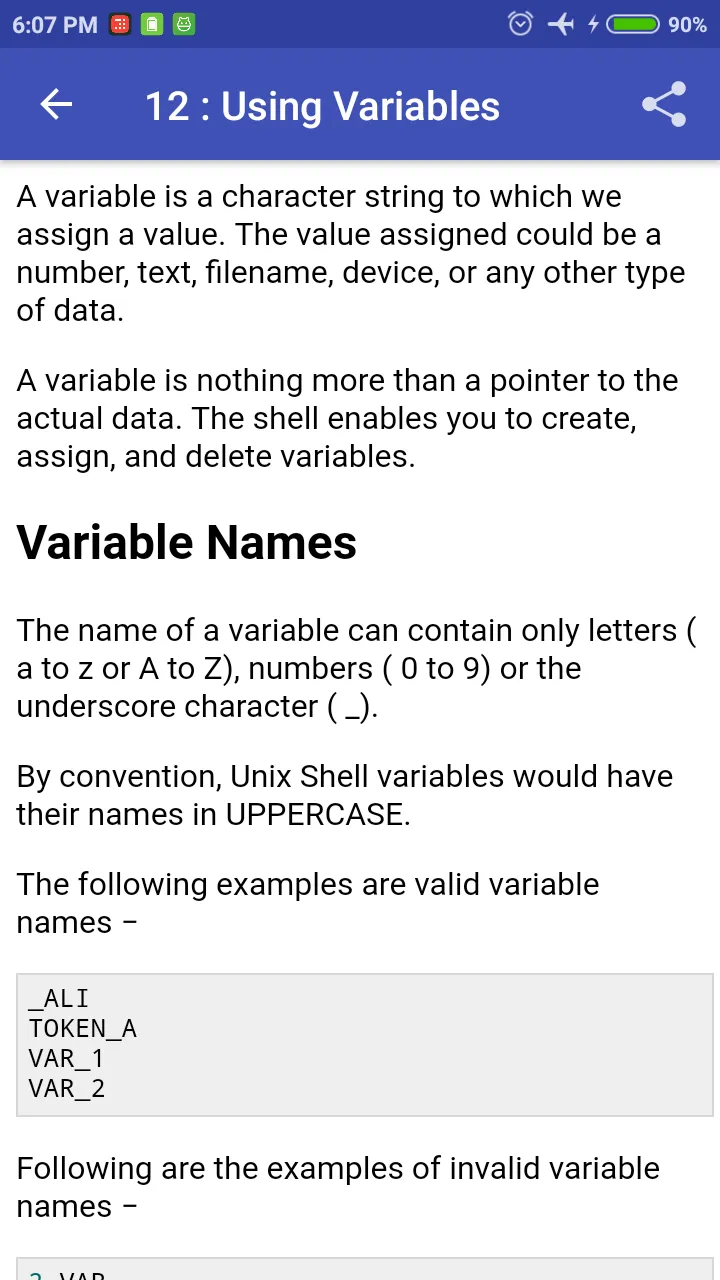 Learn Unix & Shell Programming | Indus Appstore | Screenshot