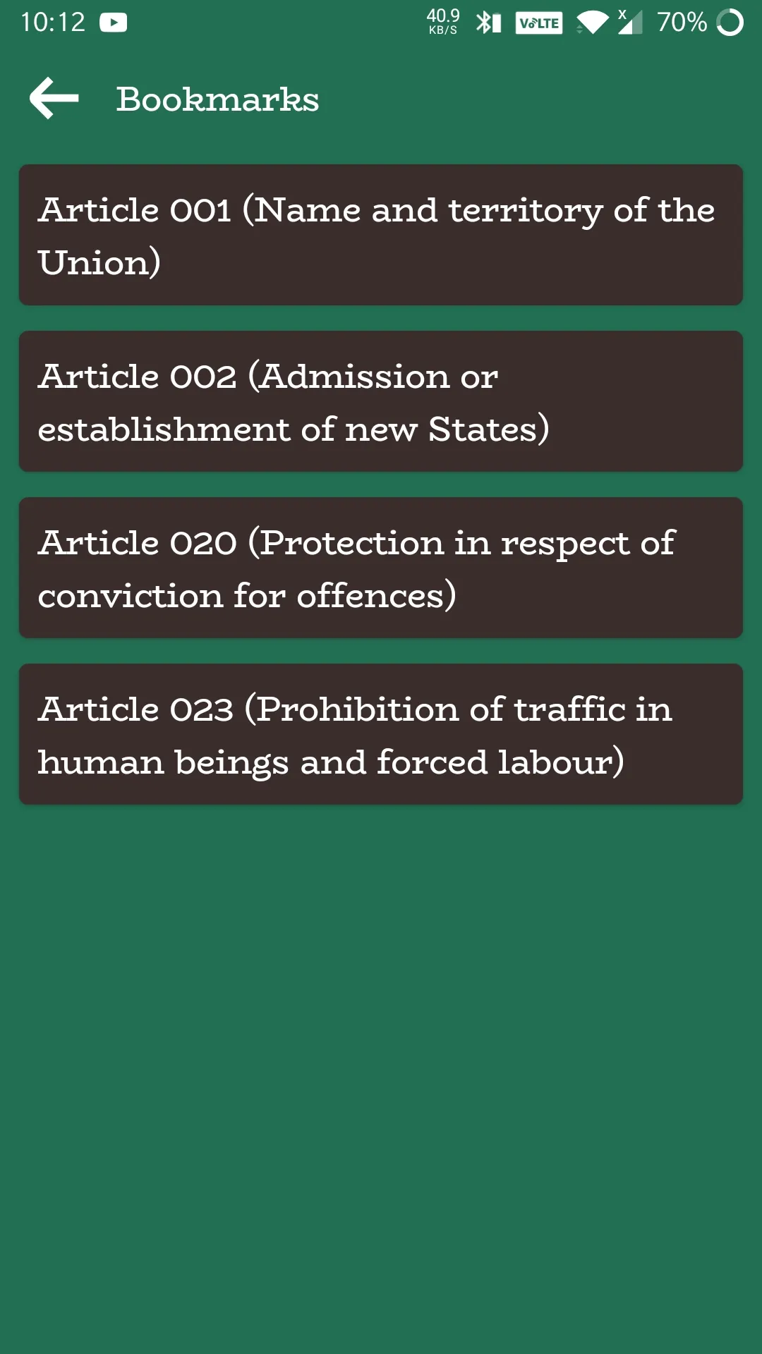 Constitution of India Bare Act | Indus Appstore | Screenshot