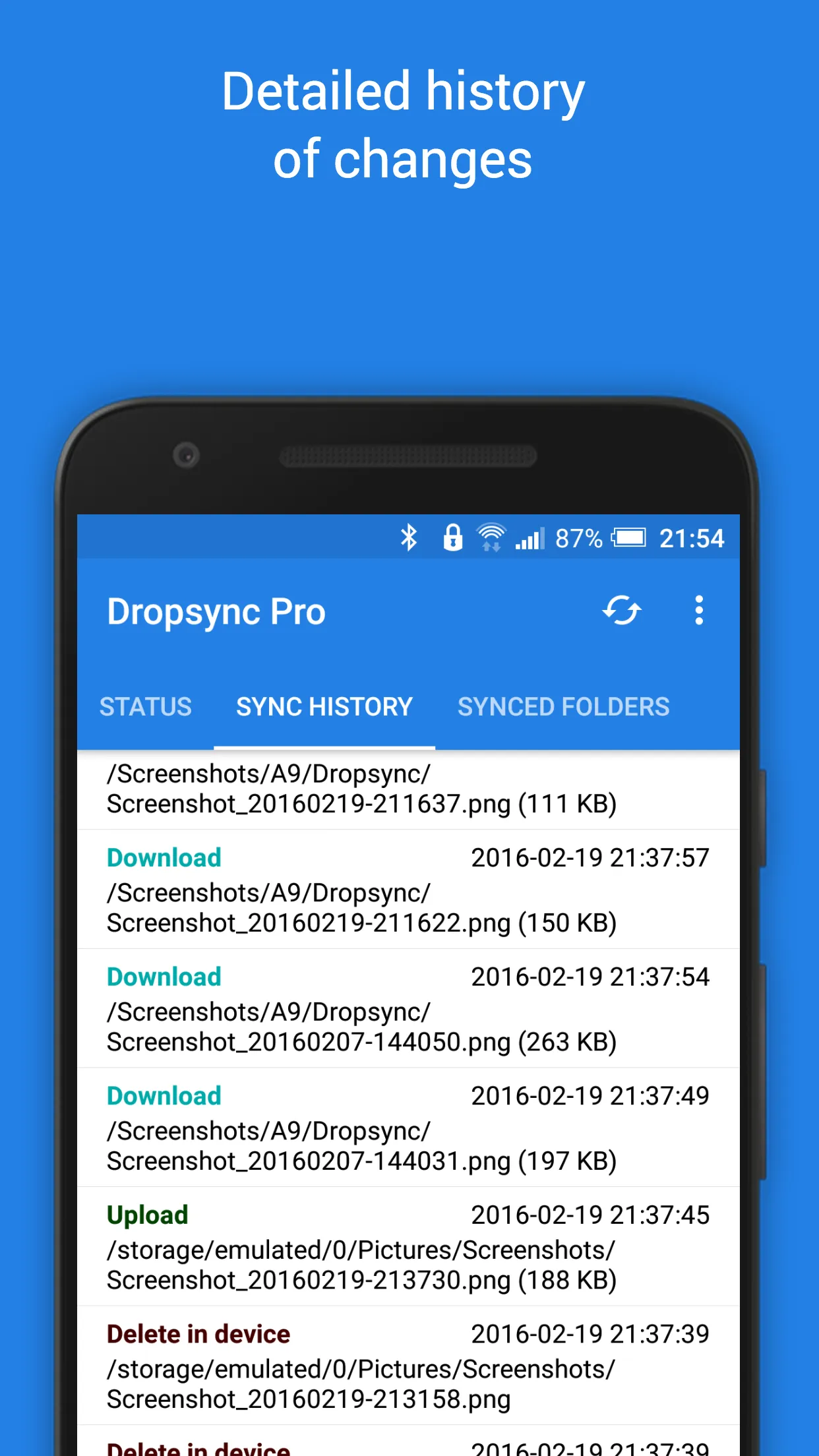 Dropsync: Autosync for Dropbox | Indus Appstore | Screenshot