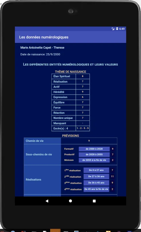 Numérologie et Destinée | Indus Appstore | Screenshot