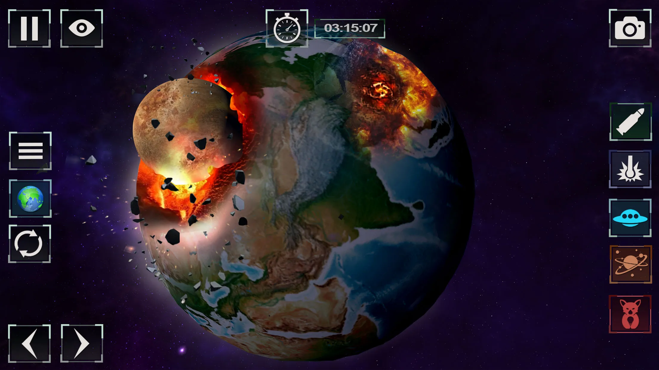 Destroy The Earth Destruction | Indus Appstore | Screenshot