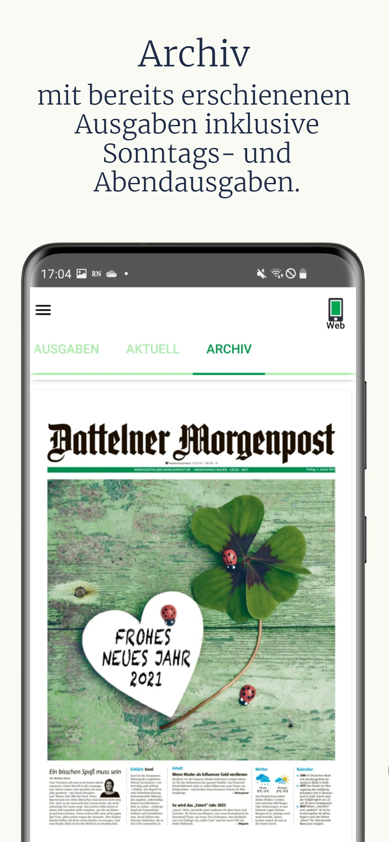 Dattelner Morgenpost | Indus Appstore | Screenshot