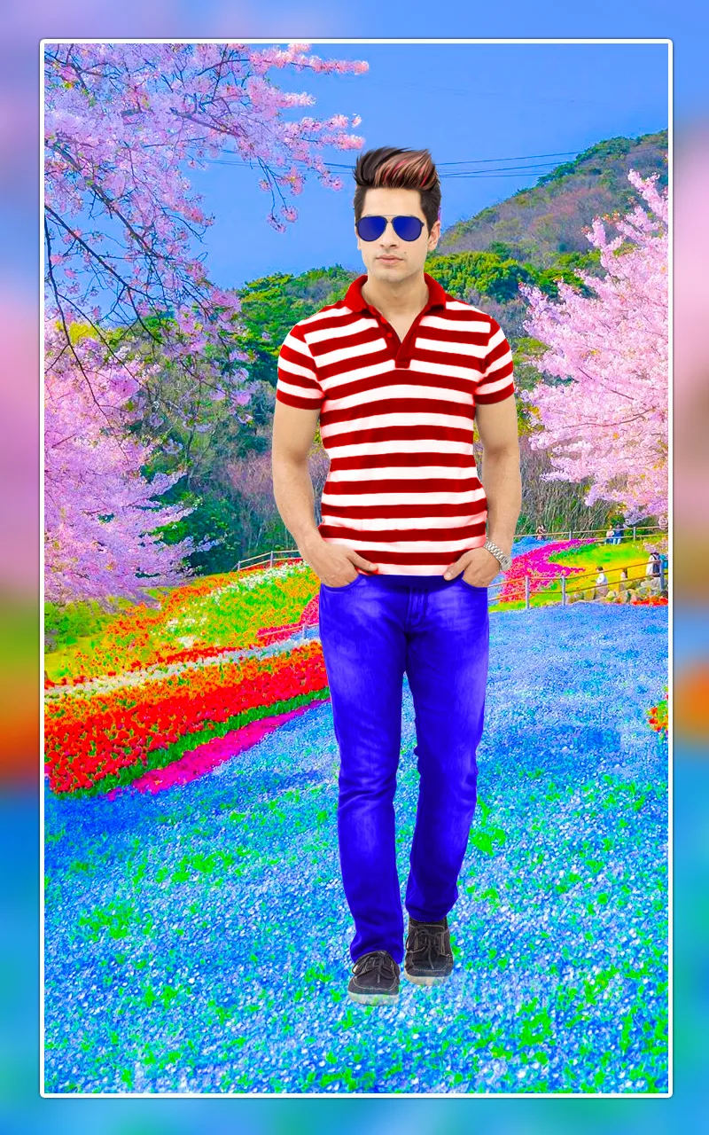 Flower hill photo editor frame | Indus Appstore | Screenshot