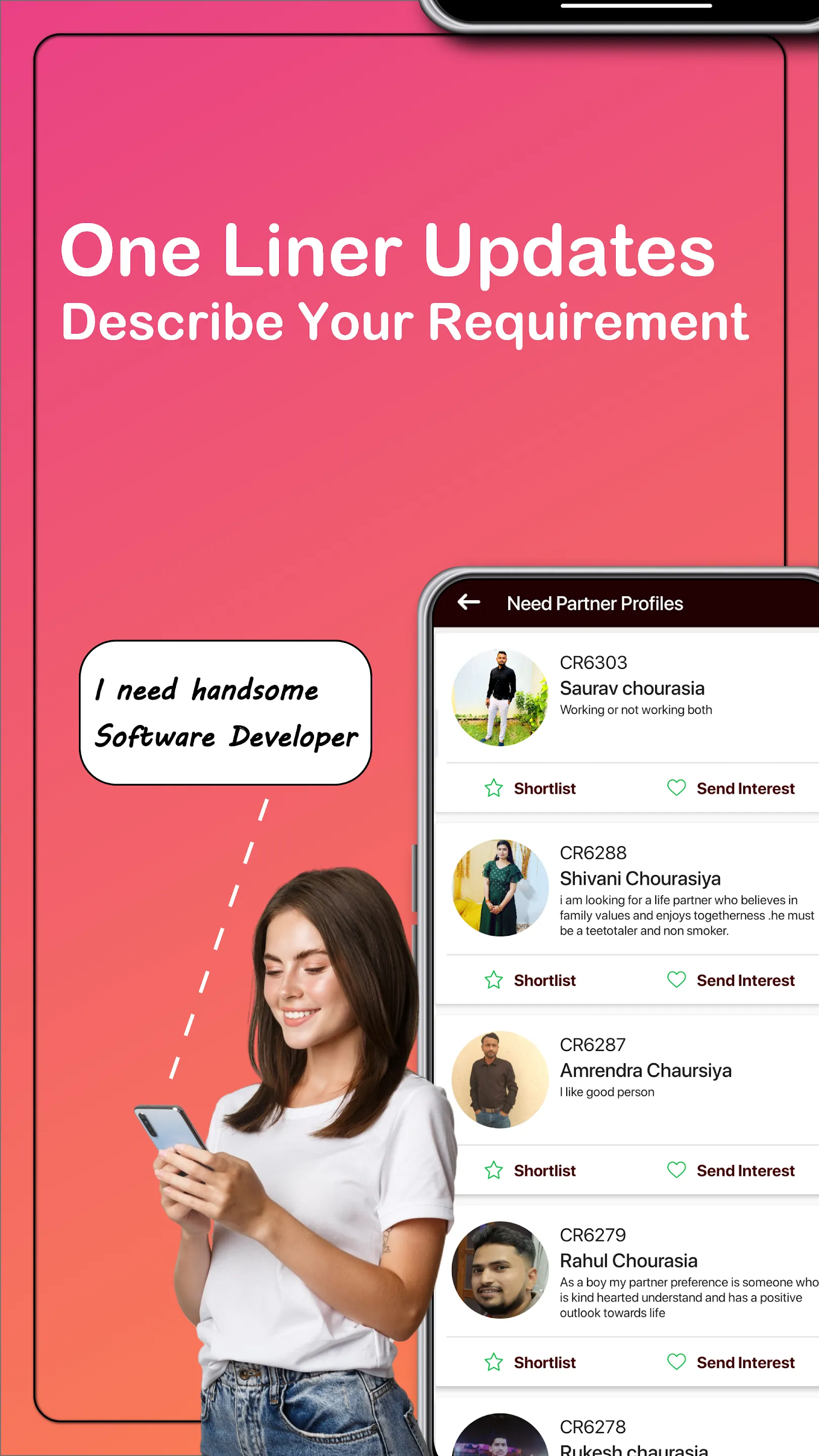 Chaurasiya Rishtey Matrimony | Indus Appstore | Screenshot