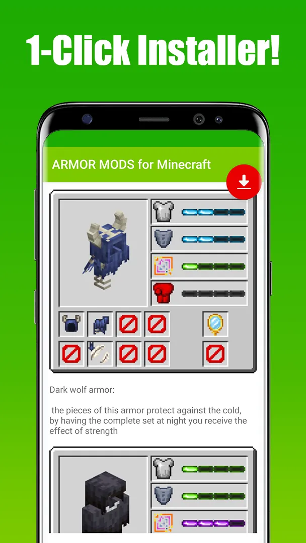 ARMOR MODS for Minecraft | Indus Appstore | Screenshot